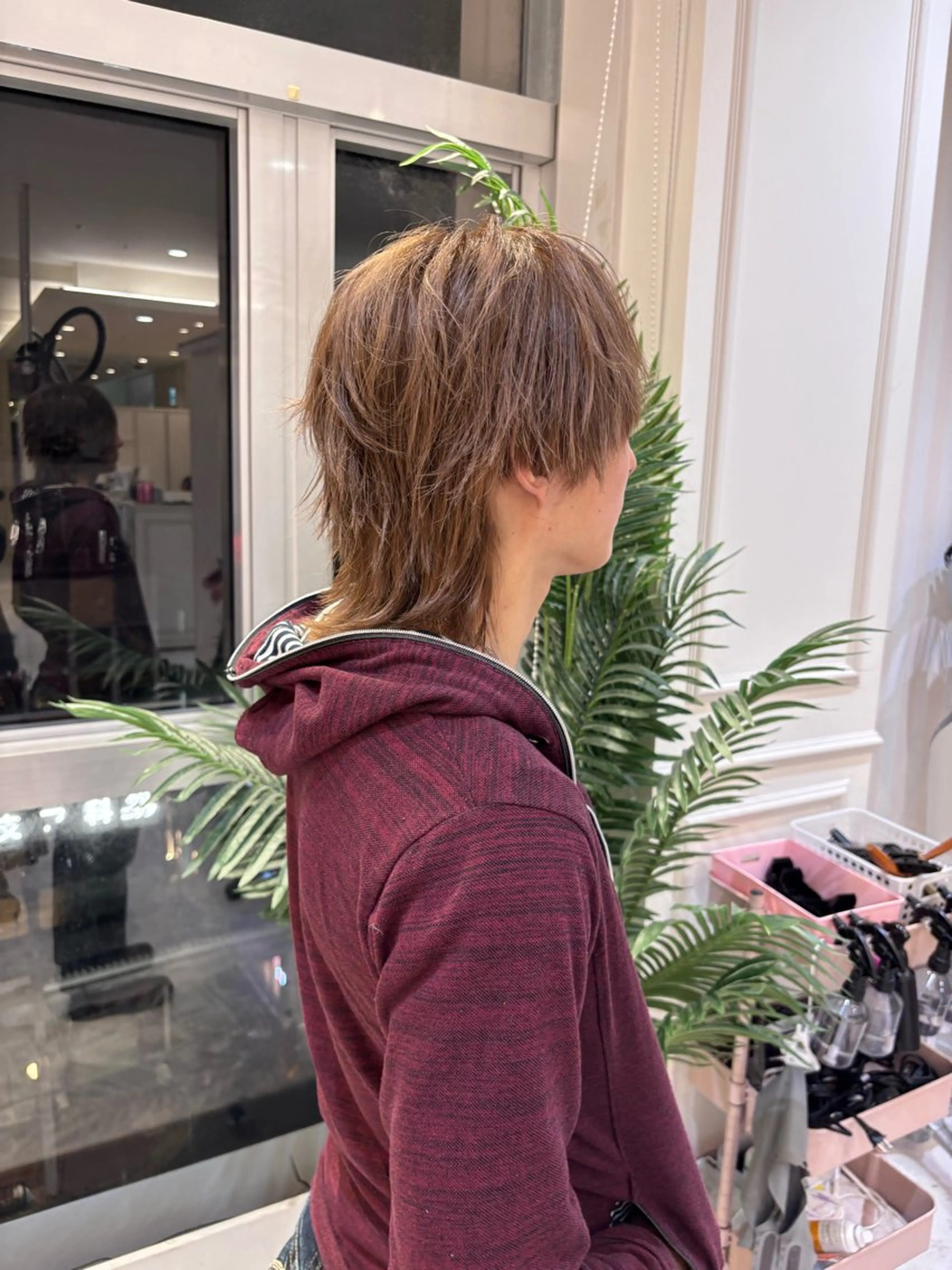 カラー メンズ カット ヘアカラー 韓国ヘア／カラー ／女性モデル募集中のヘアスタイル