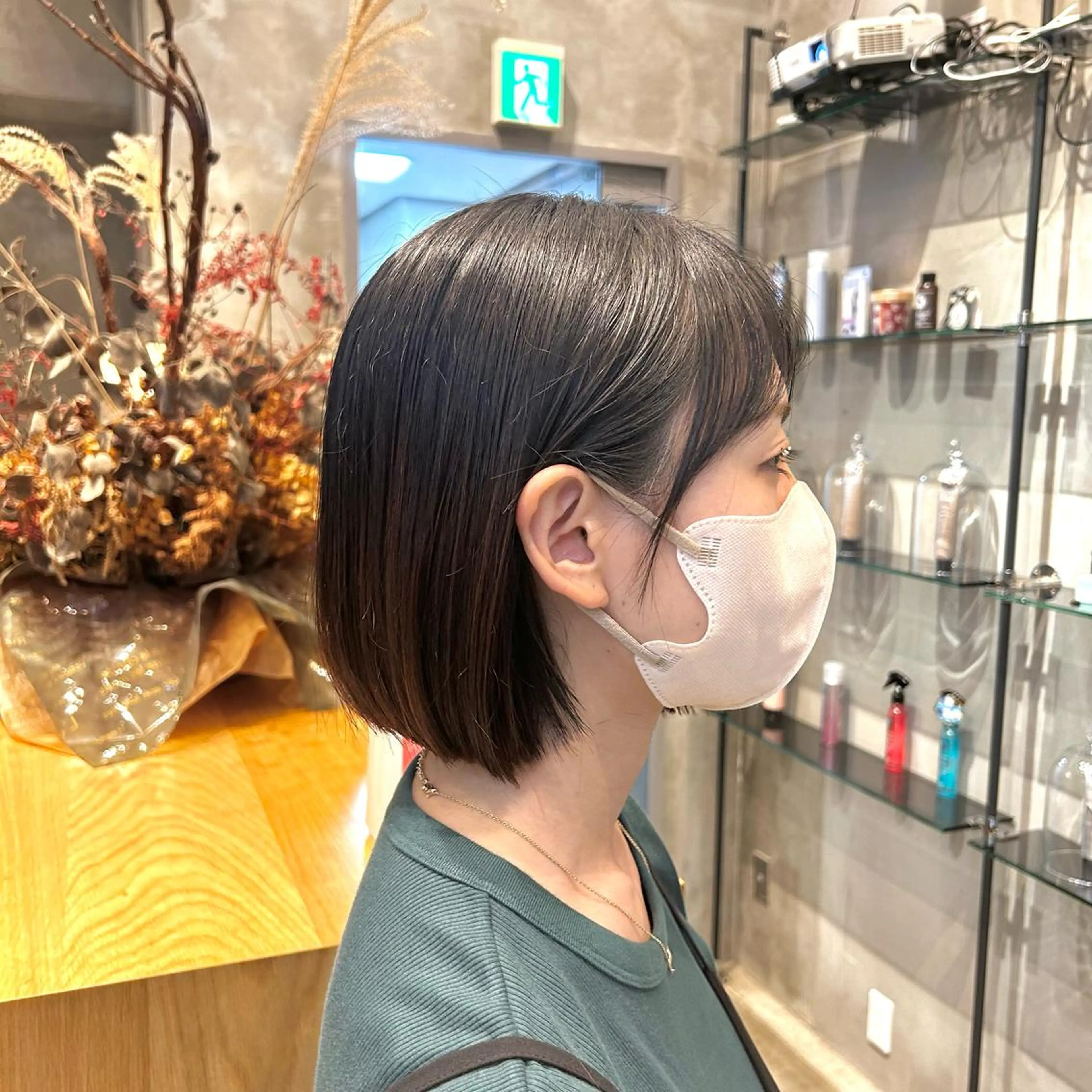 ショート 似合わせレイヤー・ボ ブ タナカ レイヤのヘアスタイル