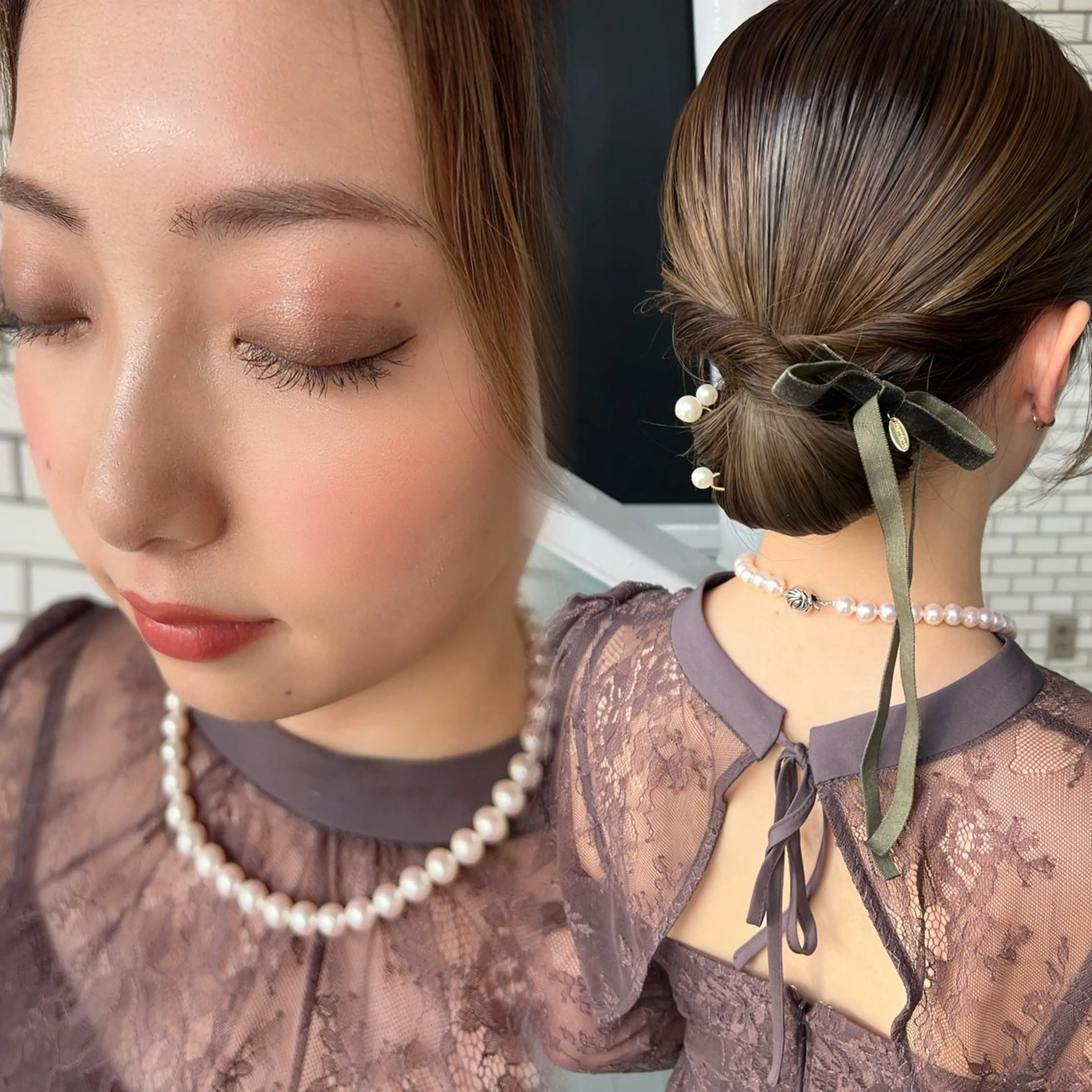 ヘアアレンジ ヘアセット 大人可愛いヘアメイク 💋🧚‍♀️しずかのヘアスタイル