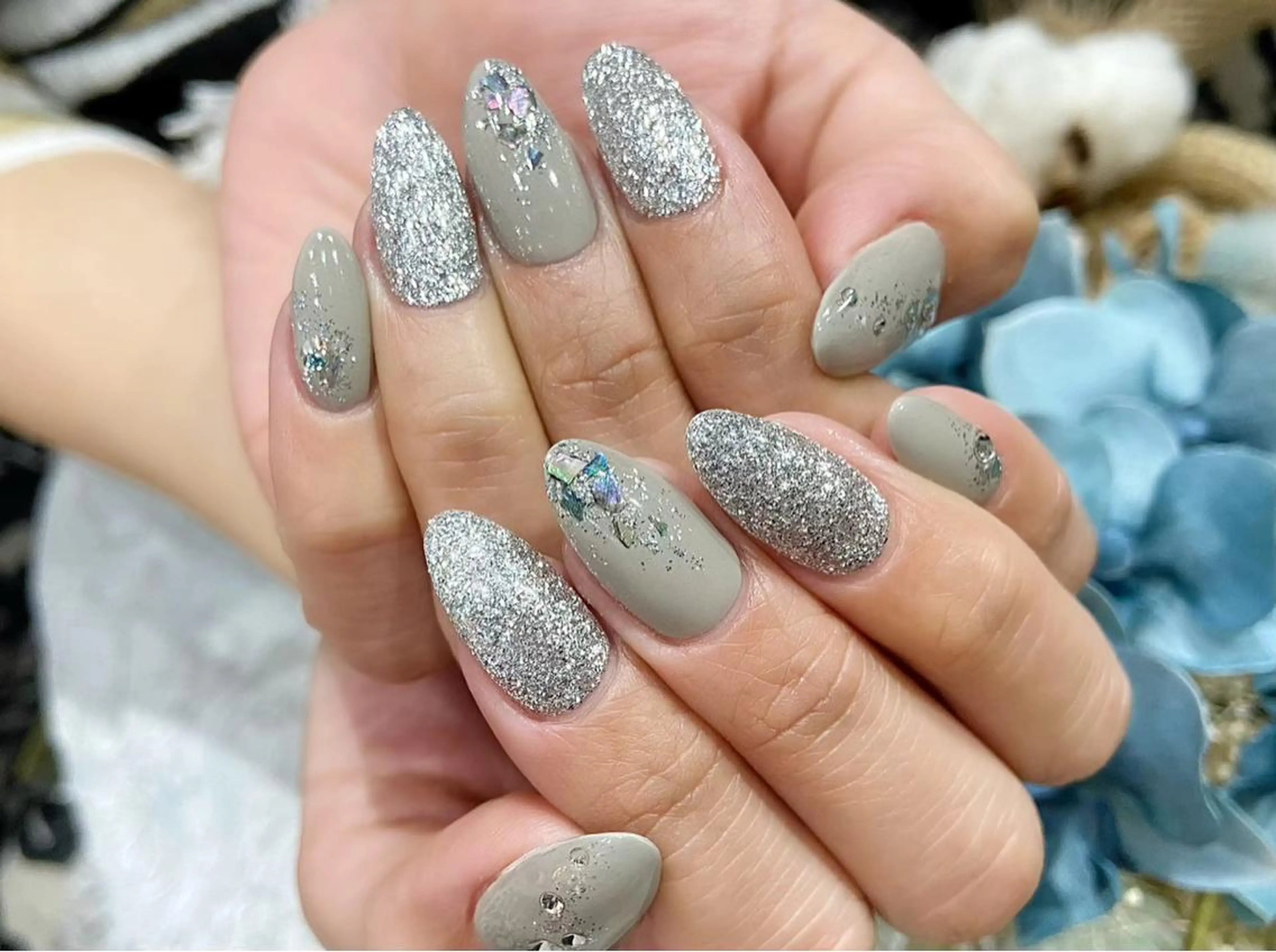 ネイル ラメ(グリッター) nailsalon mintのネイルデザイン