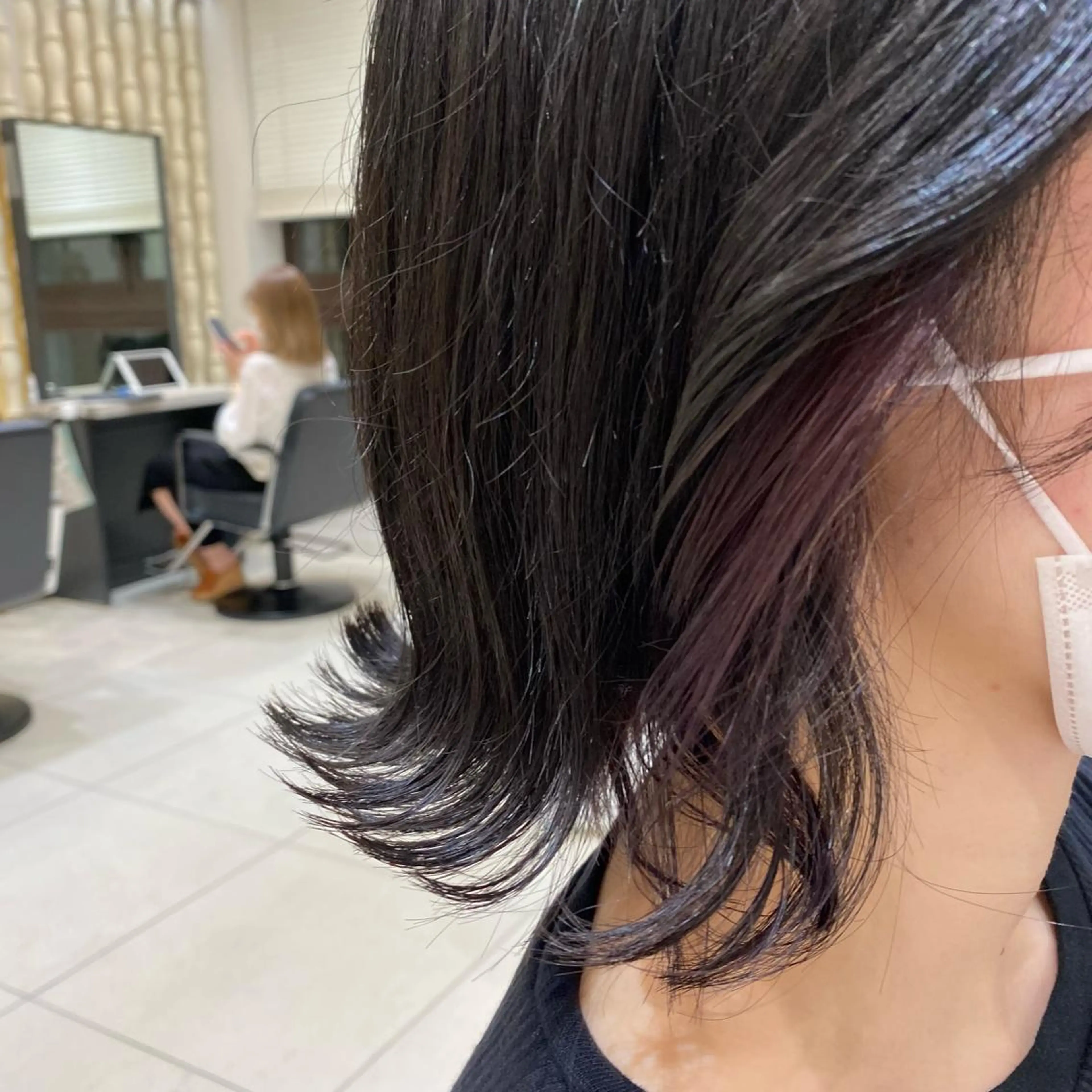 ミディアム equal銀座 黒田💚のヘアスタイル