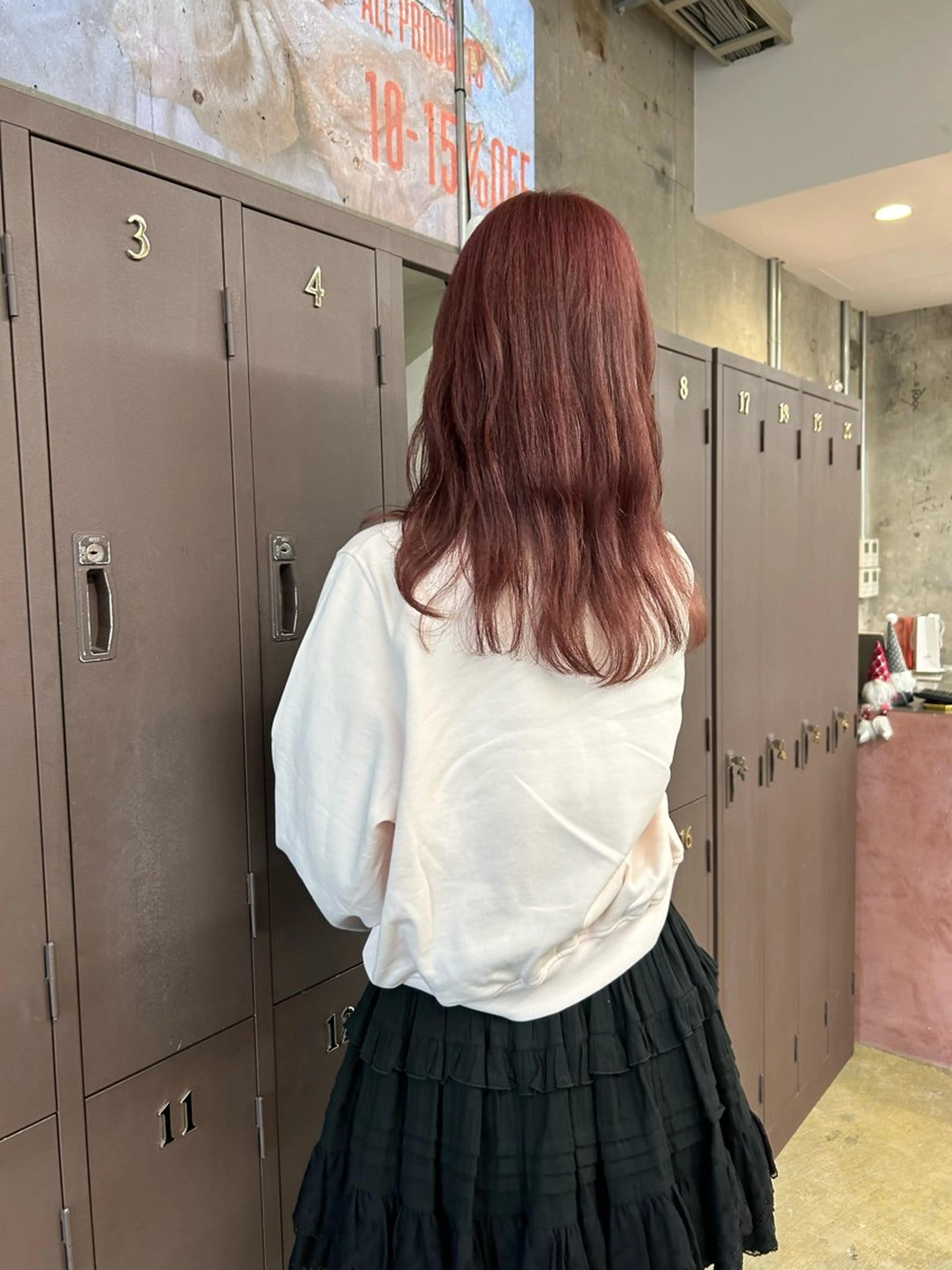 セミロング カラー ベージュカラー ピンクカラー ピンクベージュ カット ヘアカラー maho/垢抜け カラー♡パーマのヘアスタイル