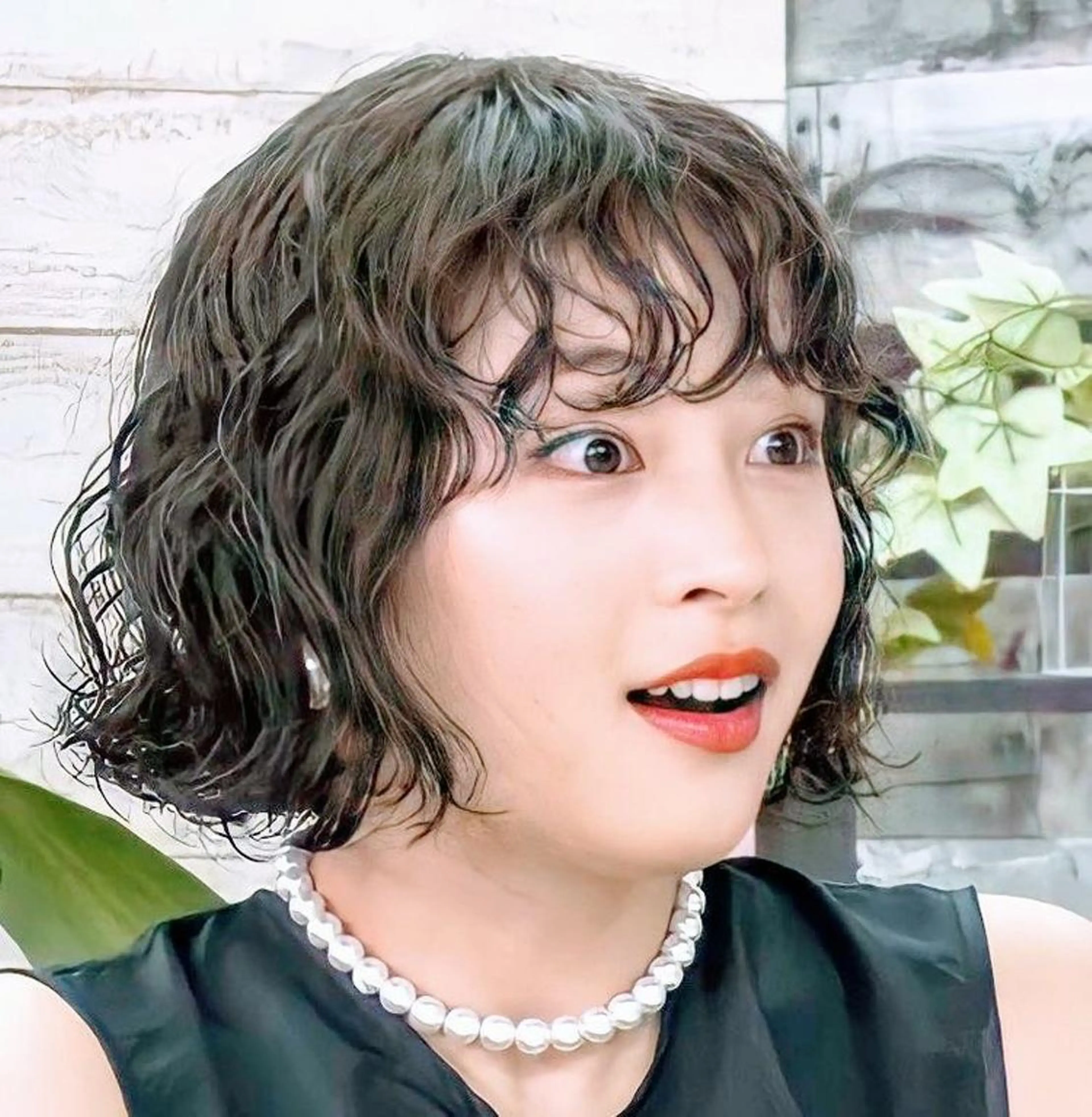 ショート パーマ 本田 央介のヘアスタイル