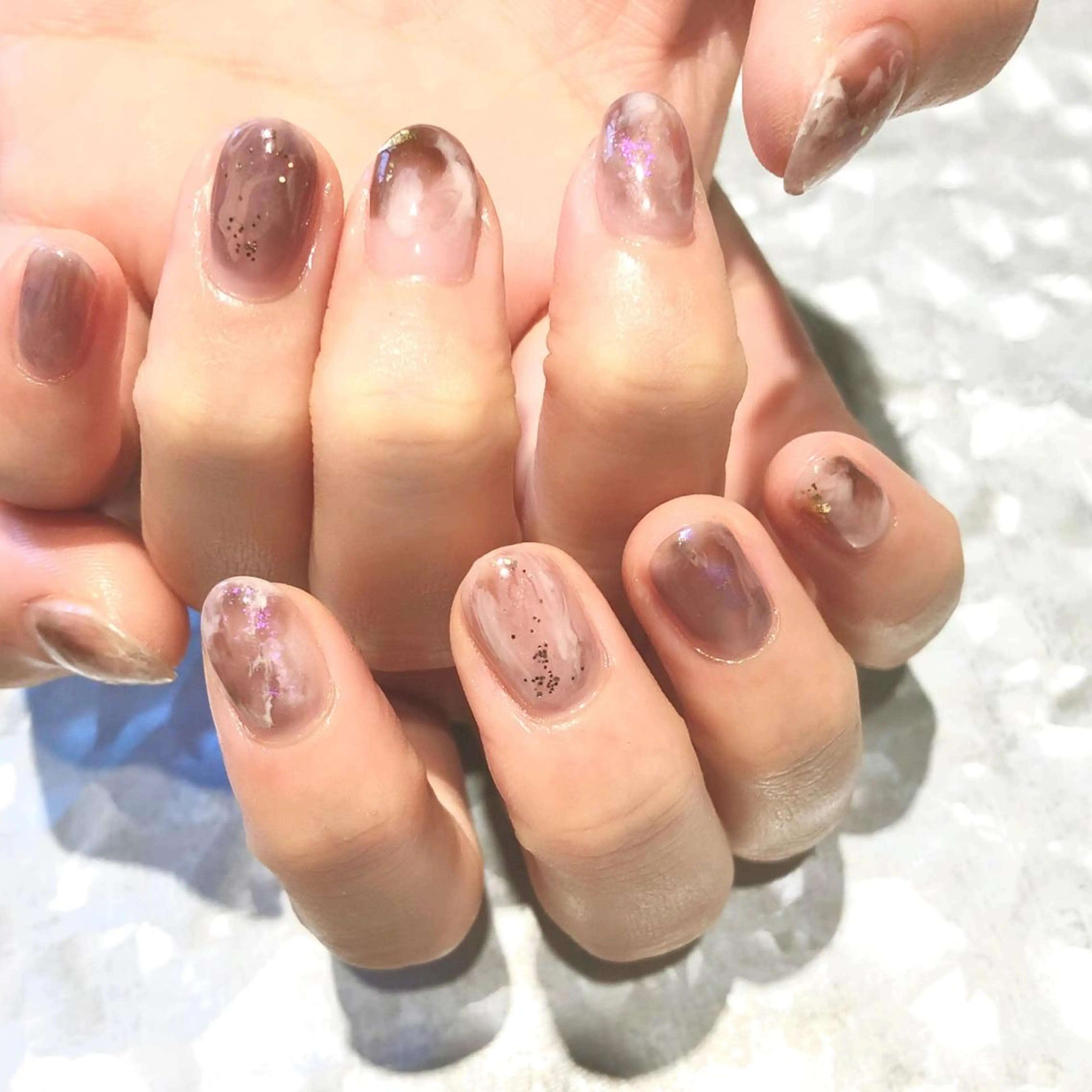 ネイル ニュアンスネイル TRAM-nail moriizumiのネイルデザイン