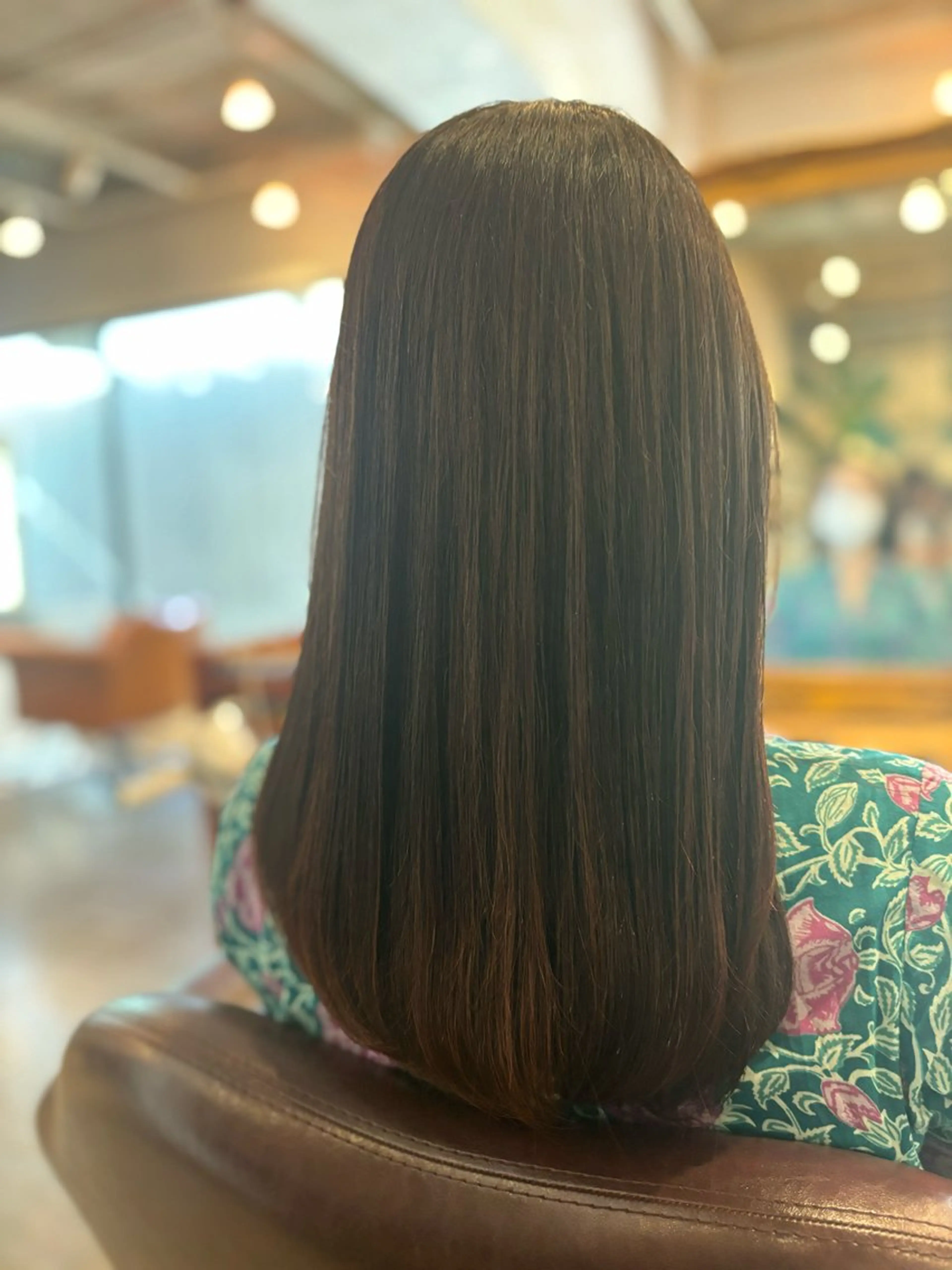 髪質改善カラー ブラウン🤎YUMEのヘアスタイル