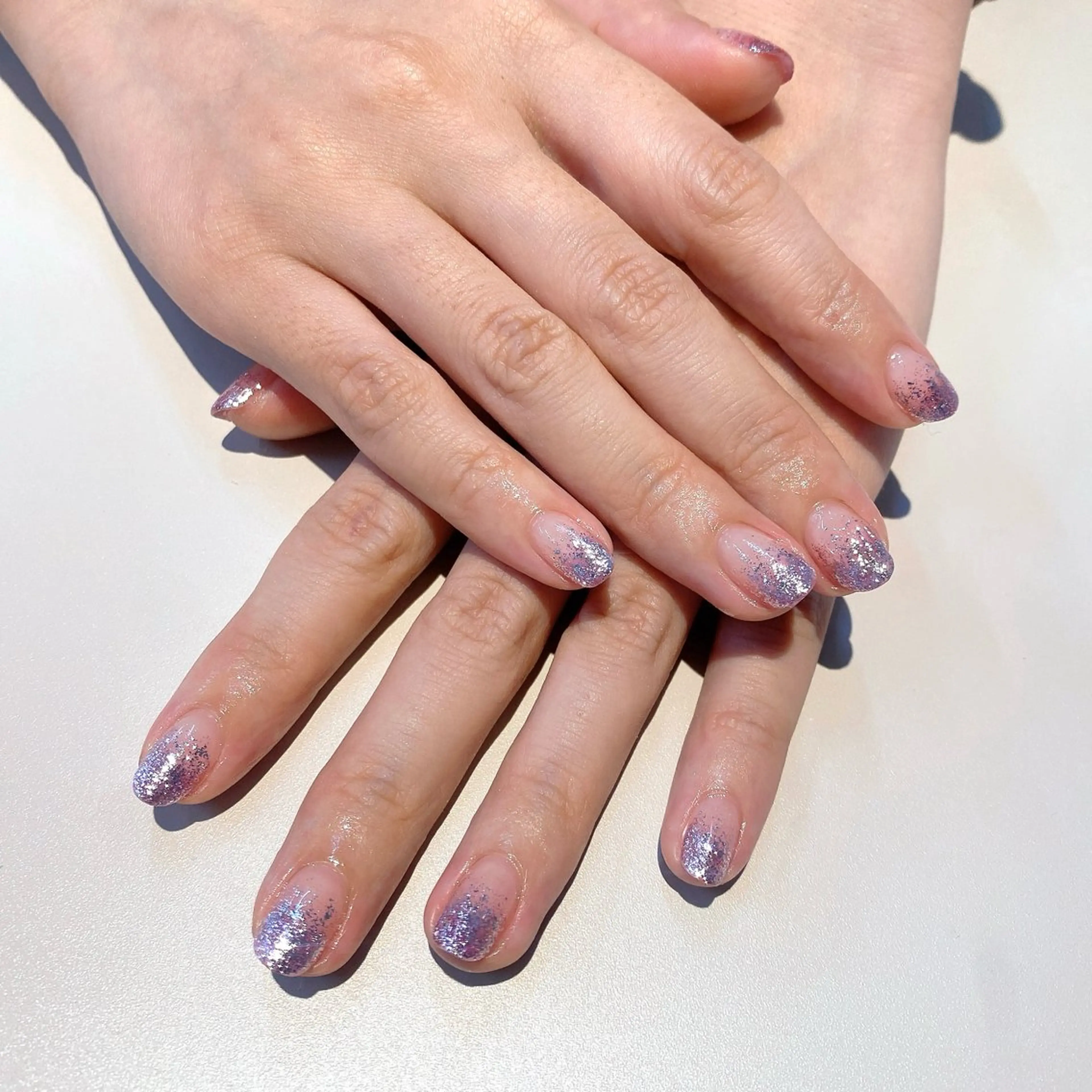 ネイル グラデーション ラメ(グリッター) ラメグラデーション 久屋大通DEE Iwahashiのネイルデザイン