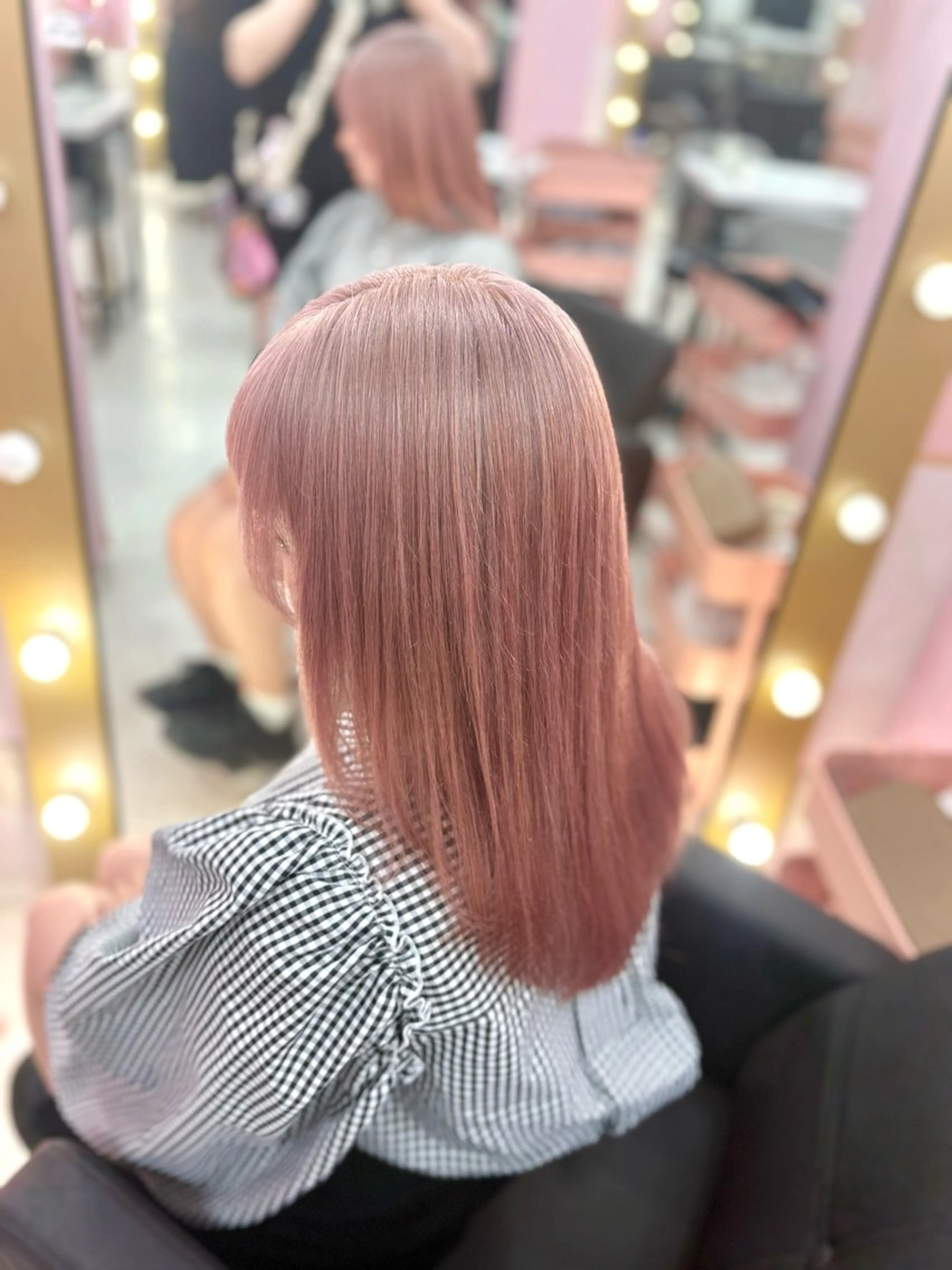 セミロング カラー 甘ふわgirly🎀 ハイトーン🤍Ramのヘアスタイル