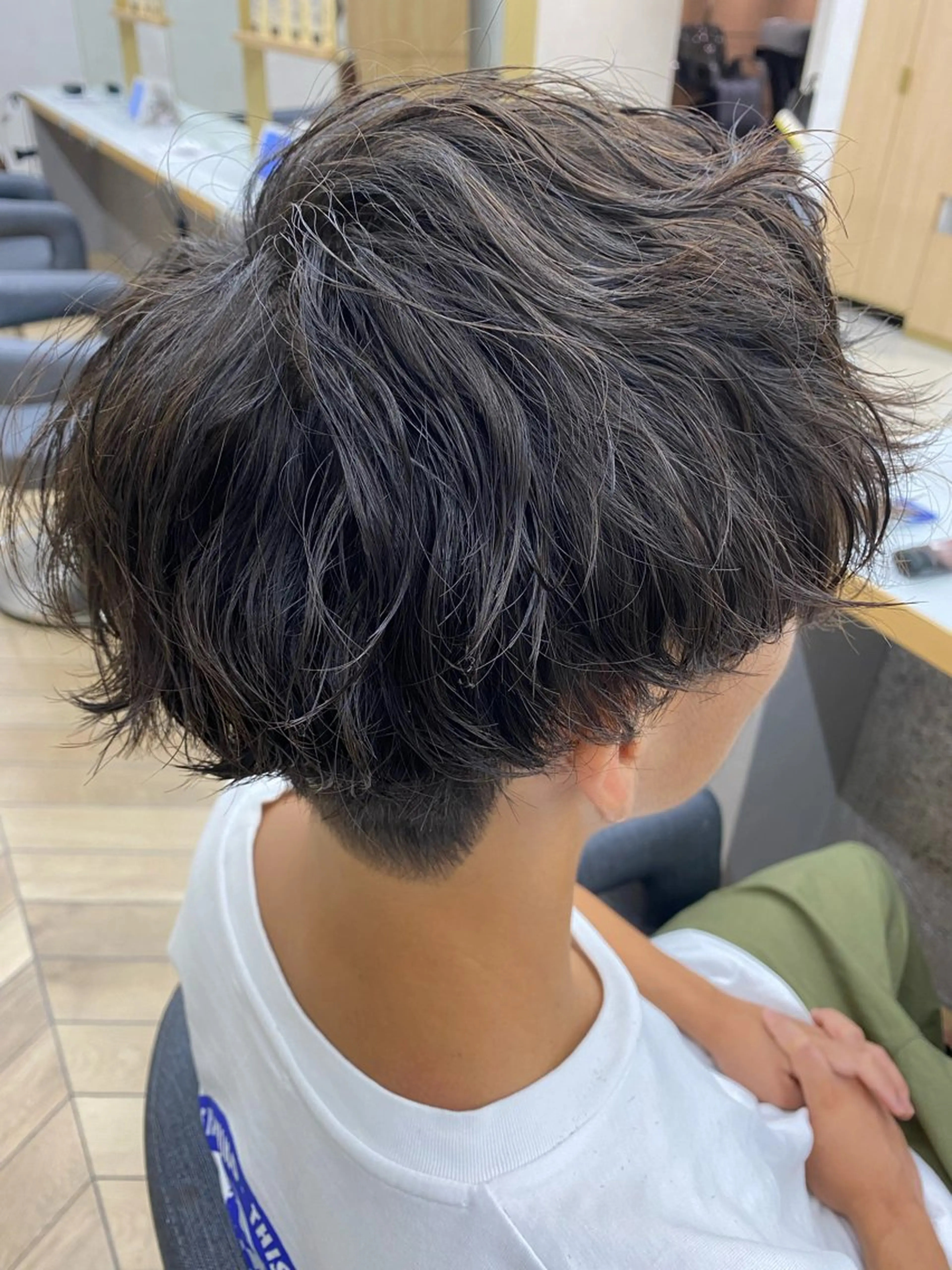 👨（メンズ専用）カット +ニュアンスパーマ +トリートメントの写真