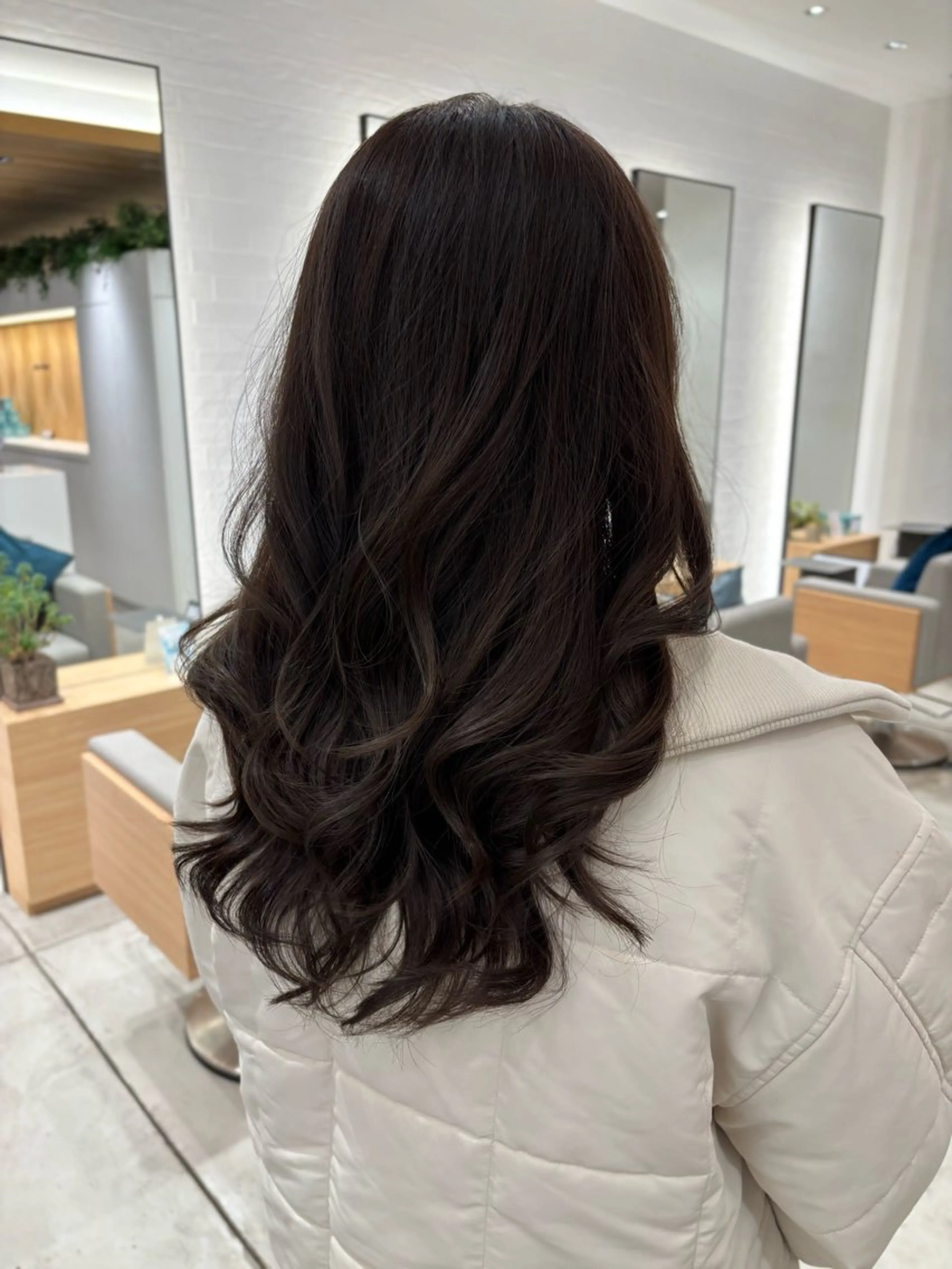 ロング パーマ 髪質改善 レイヤーカット デジタルパーマ 髪質改善＆美髪矯正 専門美容師:植原瑞樹のヘアスタイル