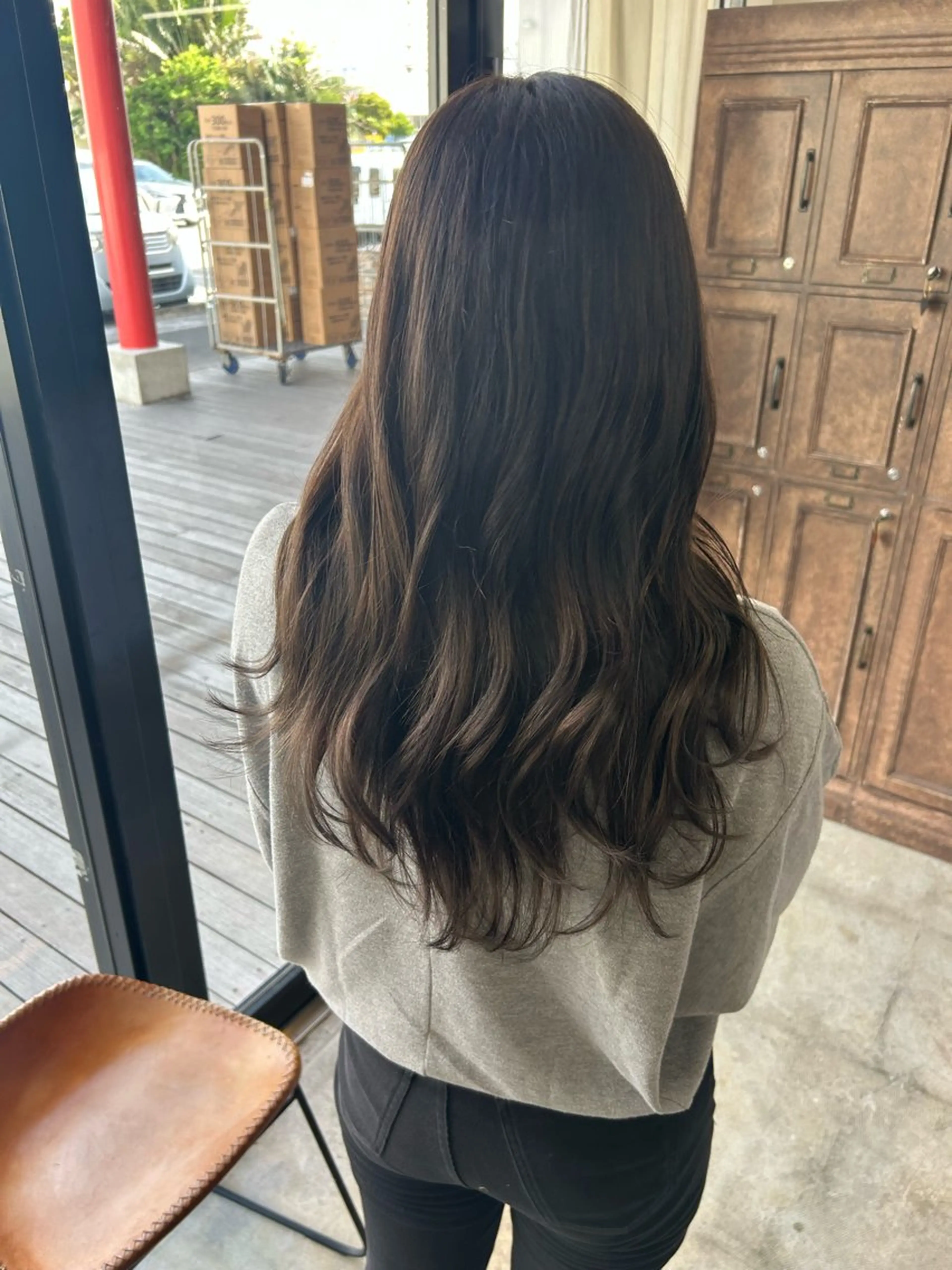 セミロング トリートメント ヘアカラー トリートメント オリーブ/ ナカミネアキナのヘアスタイル