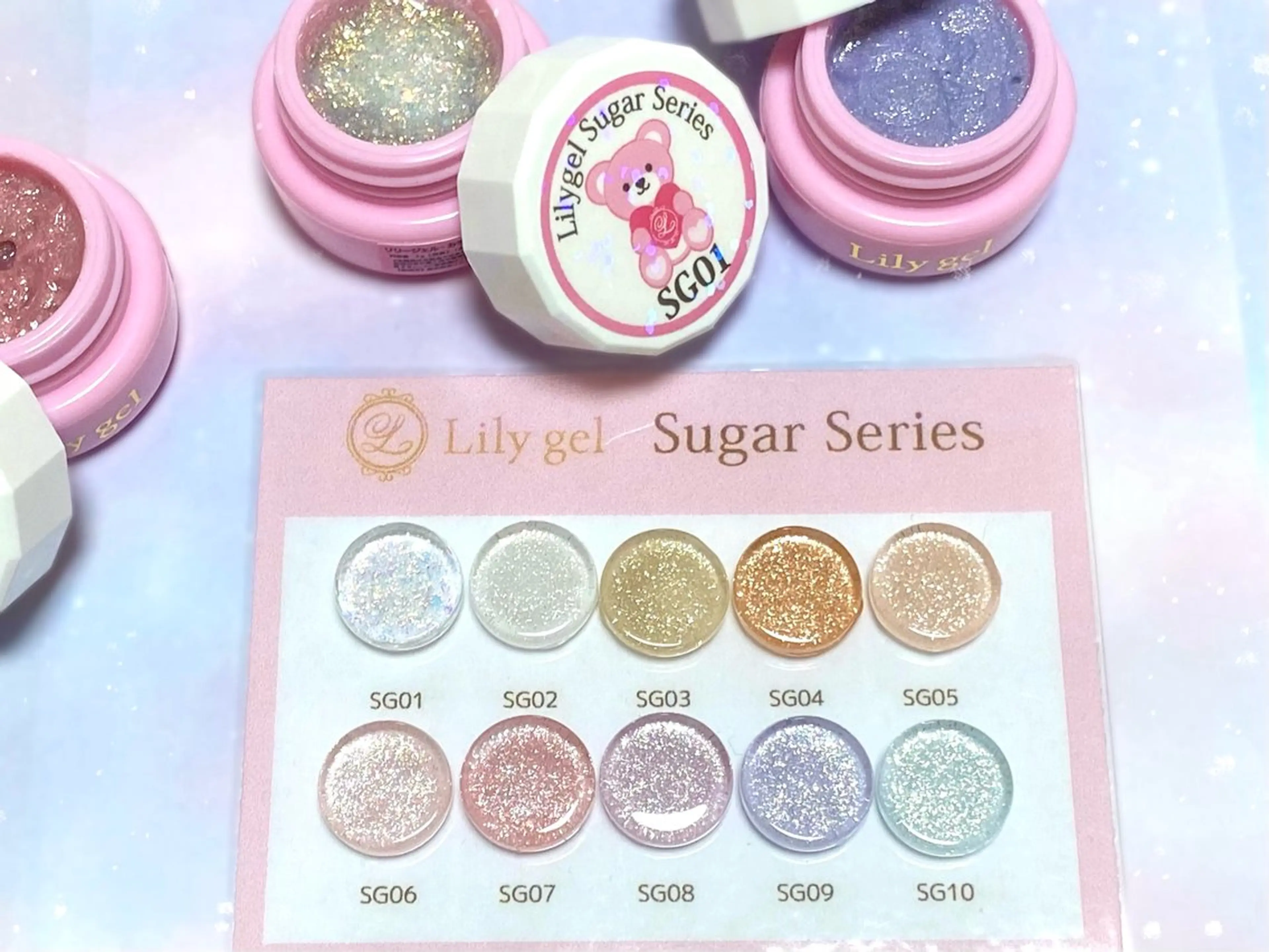 ネイル ジェルネイル キラキラネイル ラメ(グリッター) Cherienail yunaのネイルデザイン