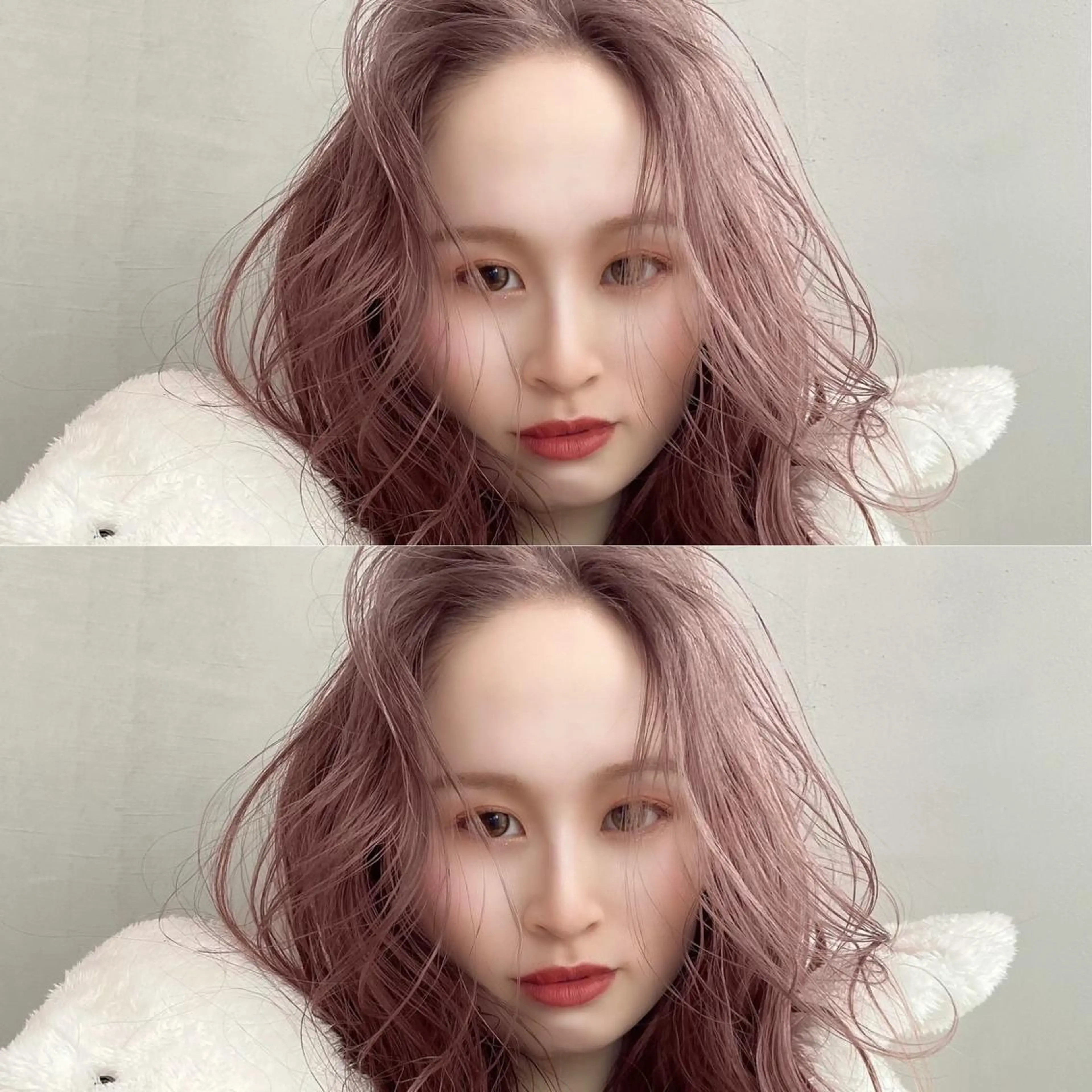 ロング カラー ピンクカラー 💜ハイトーン💛 マジカルかいちゃんのヘアスタイル