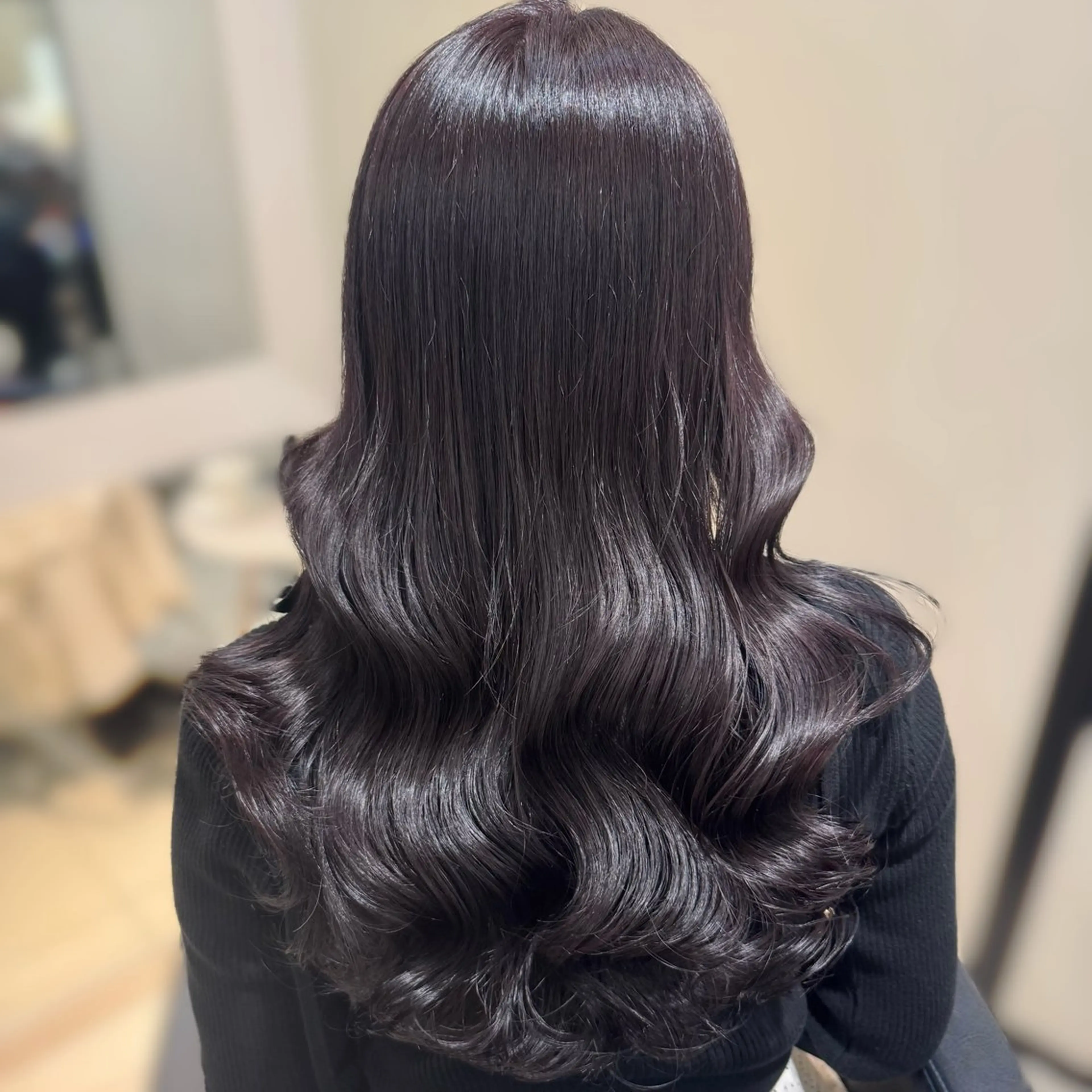 ロング カラー カット ヘアカラー トリートメント ブリーチなしカラー kana🐱のヘアスタイル