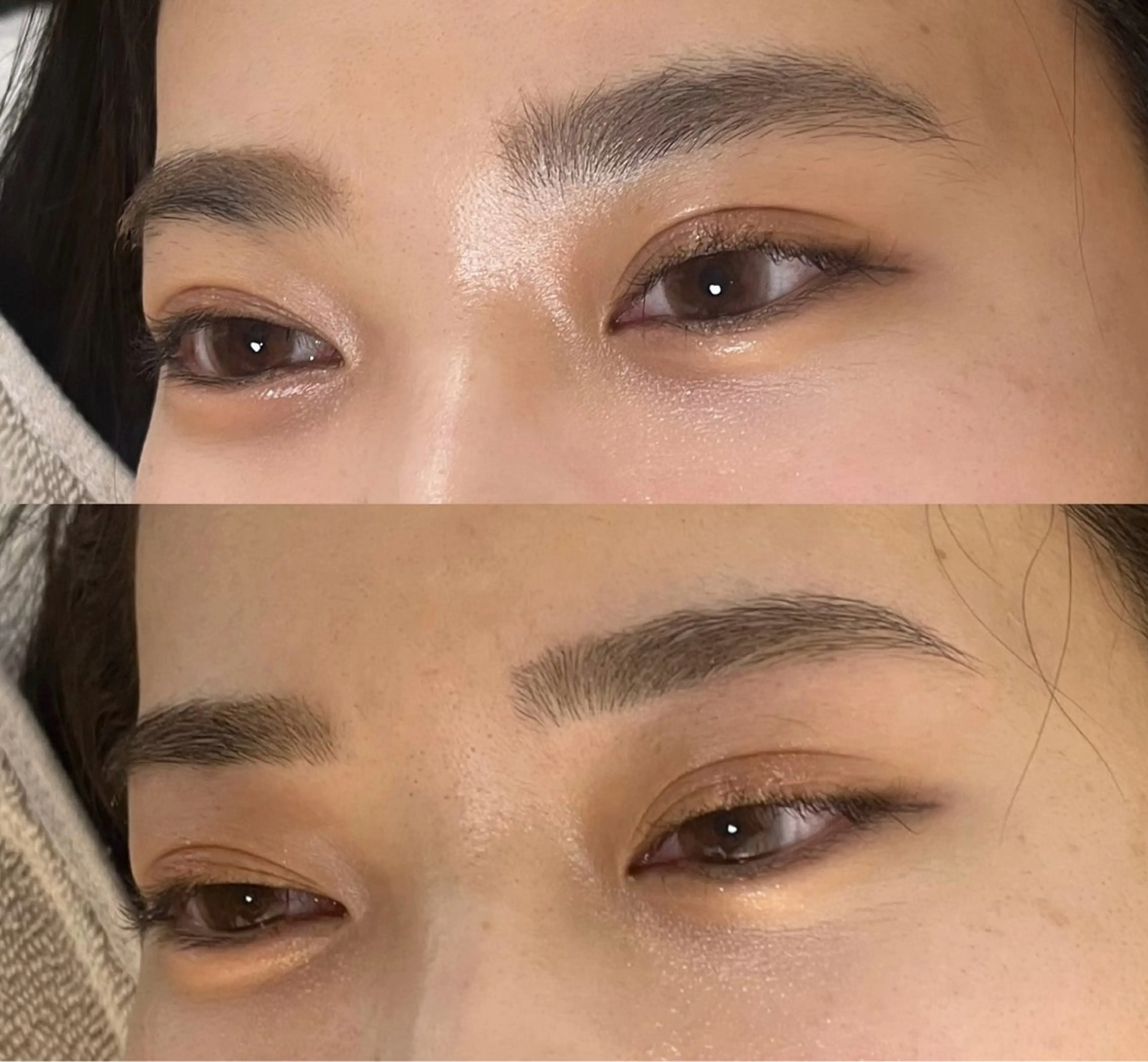 眉毛スタイリングの写真