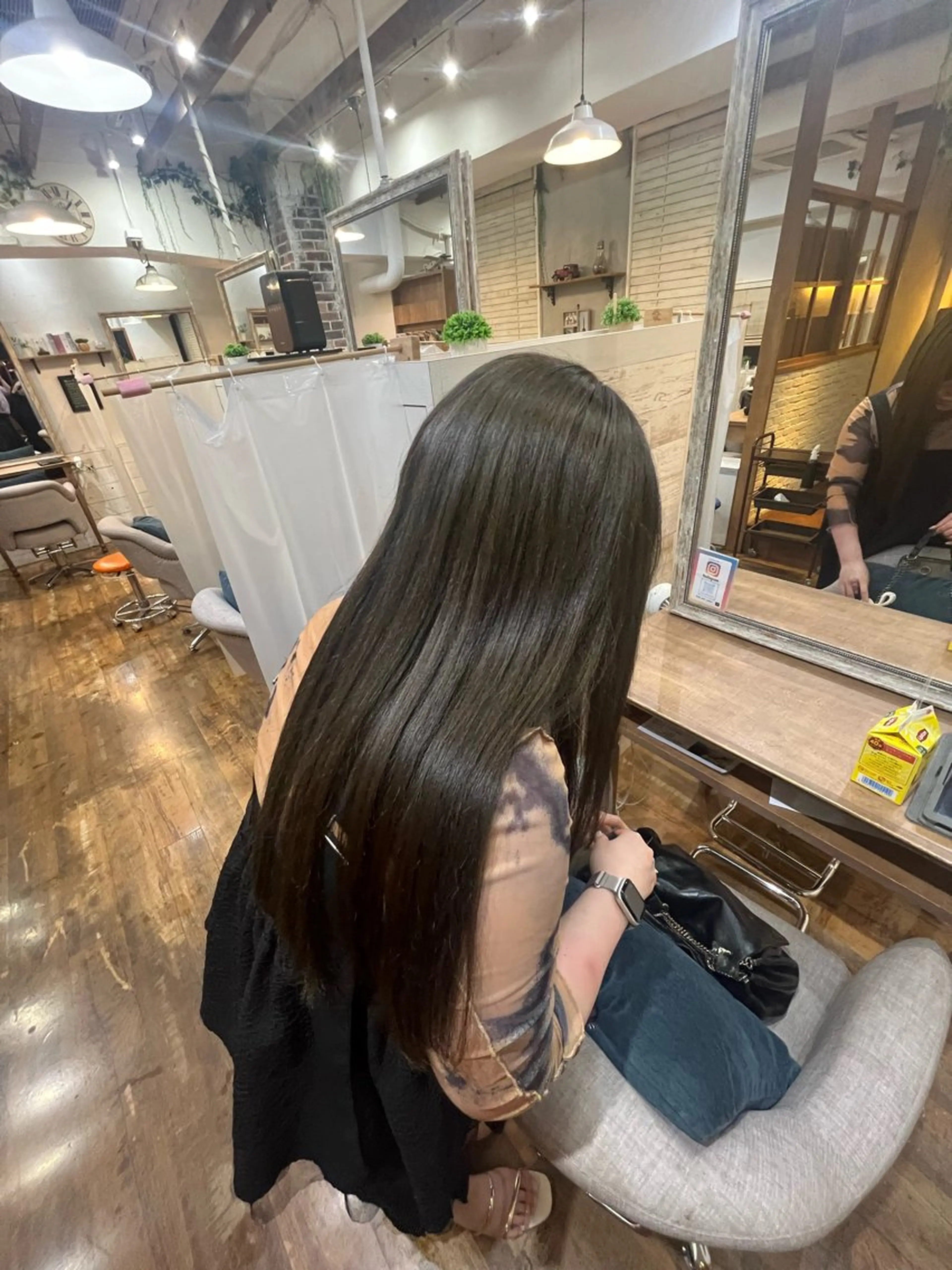 ロング カラー オリーブカラー ヘアカラー トリートメント Cielo【シエロ】所属・Cielo 🐈‍⬛ sawa 🐈‍⬛のヘアスタイル