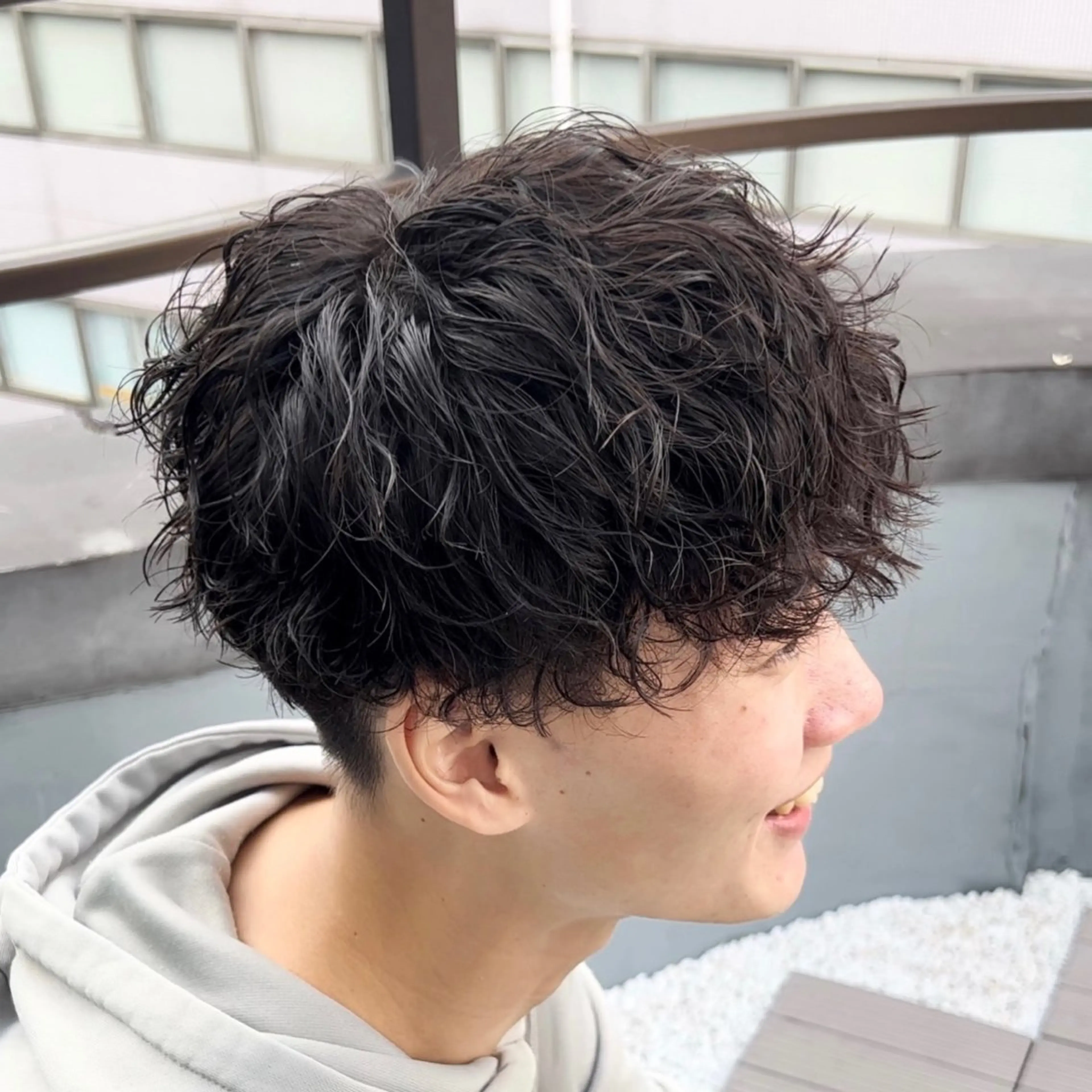 メンズカット＋パーマ【カウンセリング動画や施術中の動画撮る用モデル】お問い合わせ予約のみの写真