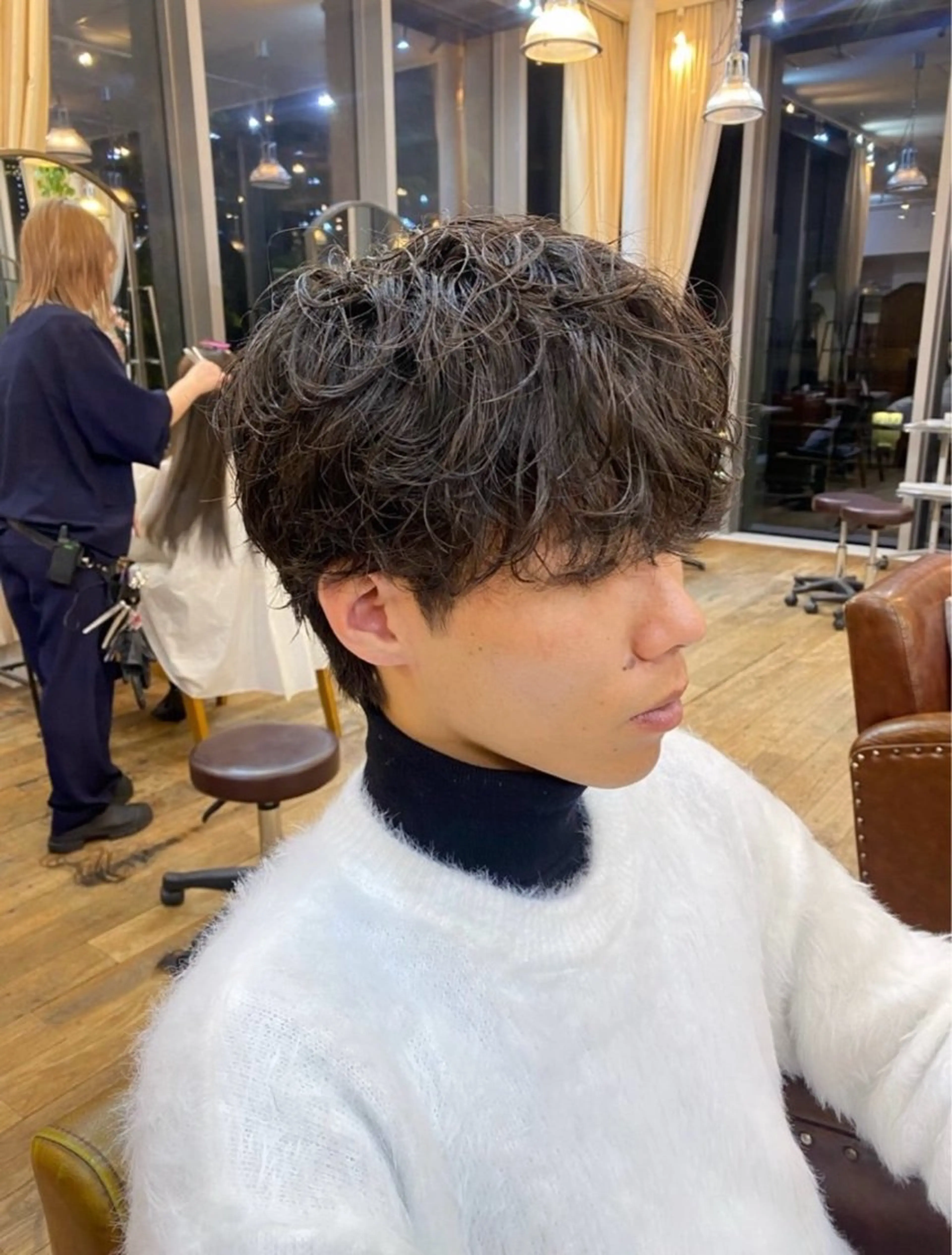 パーマ メンズ パーマ kahona/カラー /パーマ/銀座のヘアスタイル