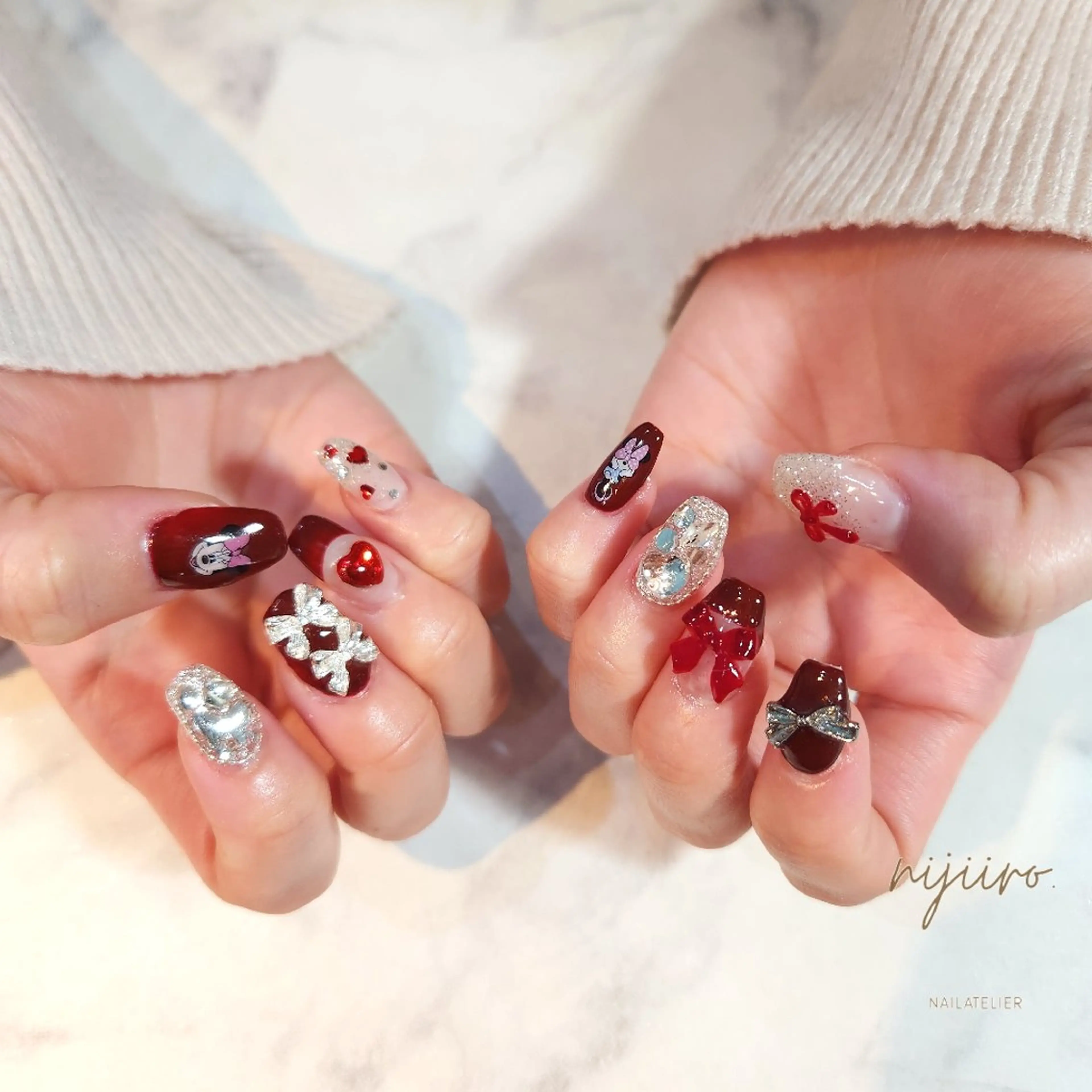 ネイル ハンドネイル nijiiro🌈 サトウのネイルデザイン