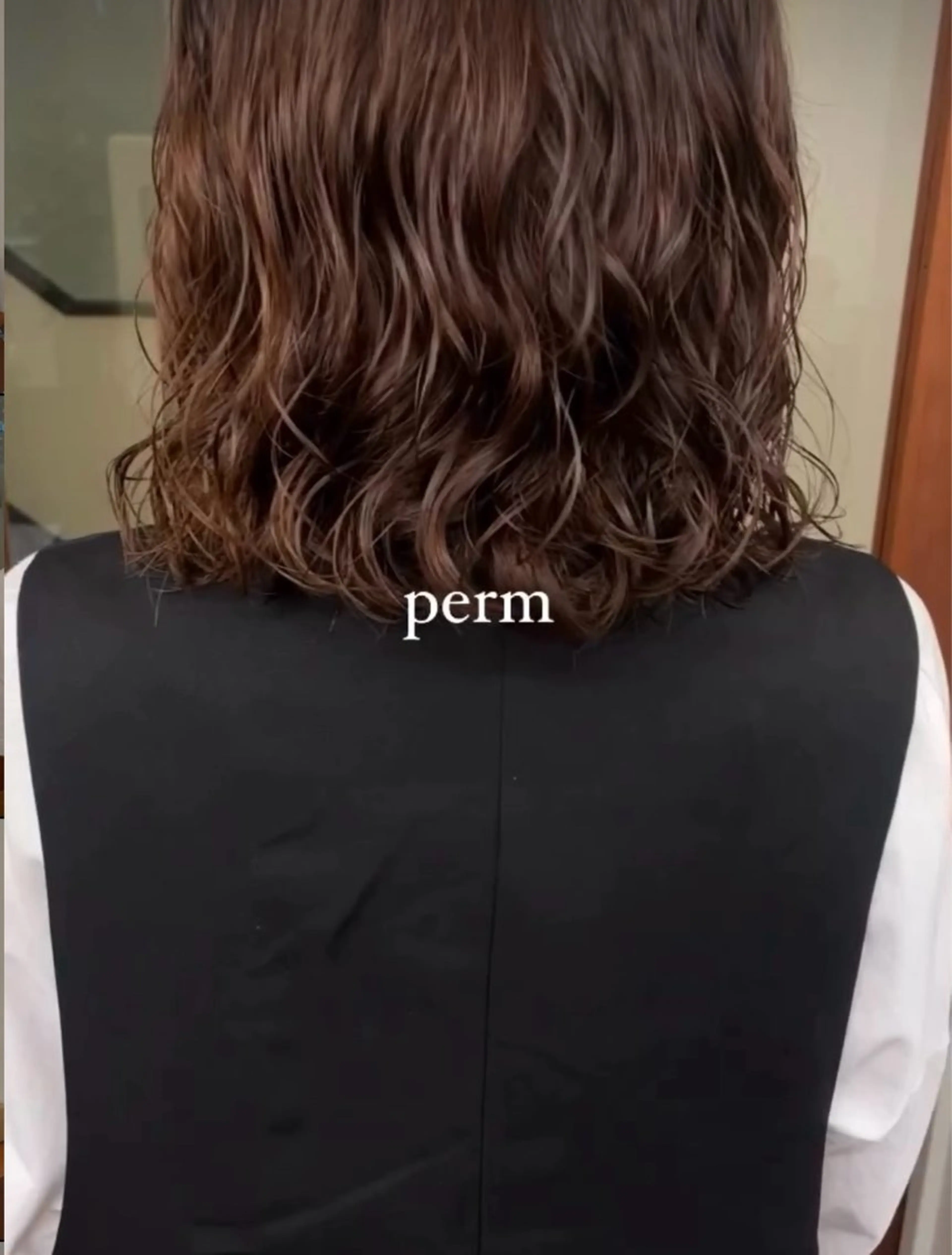 ミディアム 縮毛矯正・透明感 カラー💙acoのヘアスタイル