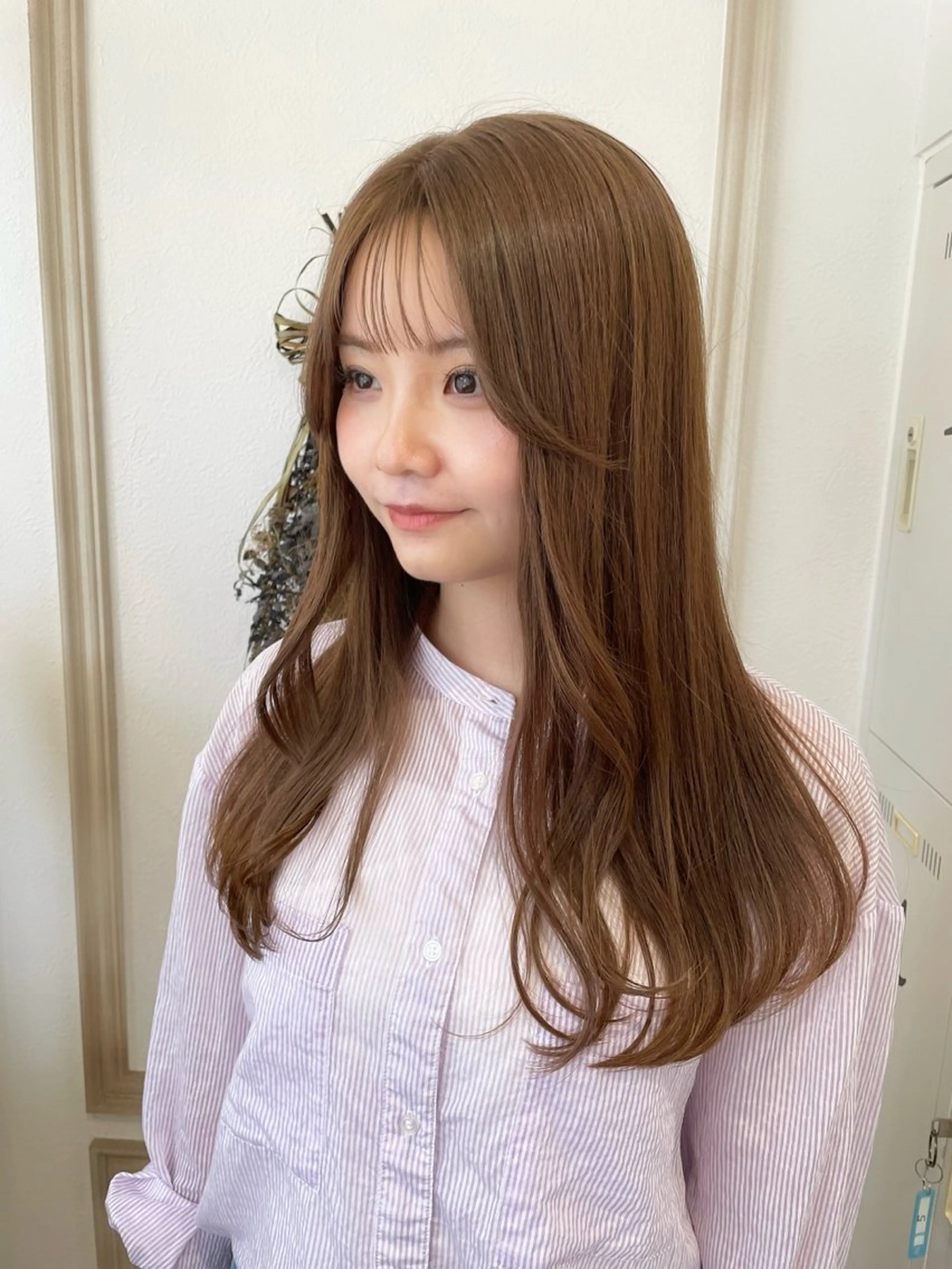 🌸春に向けて綺麗にしましょう🌸カット＋カラー＋3step トリートメント🫧‪ドリンクサービス☕️の写真