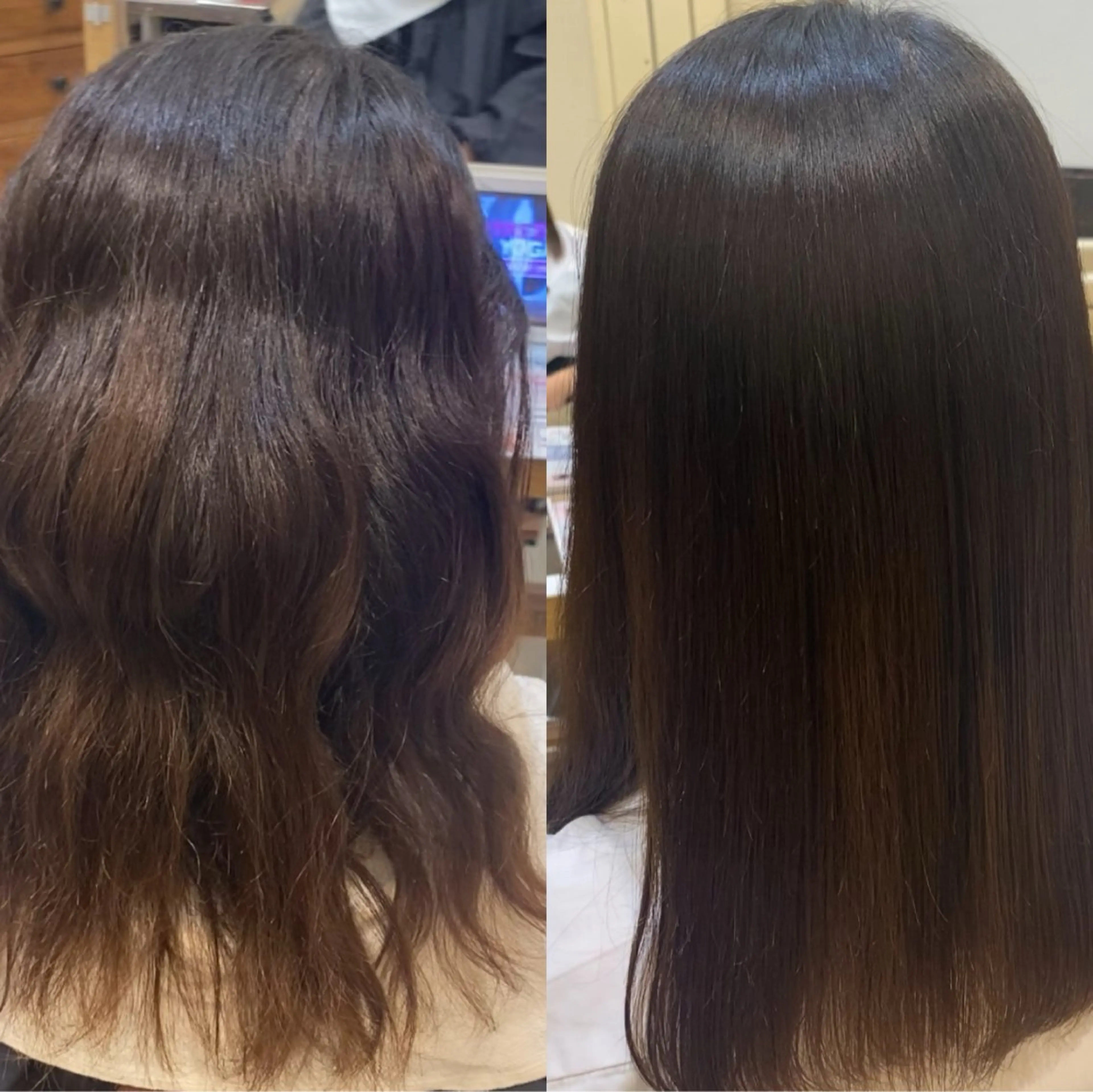 セミロング LiNA🍃 野原真利菜のヘアスタイル