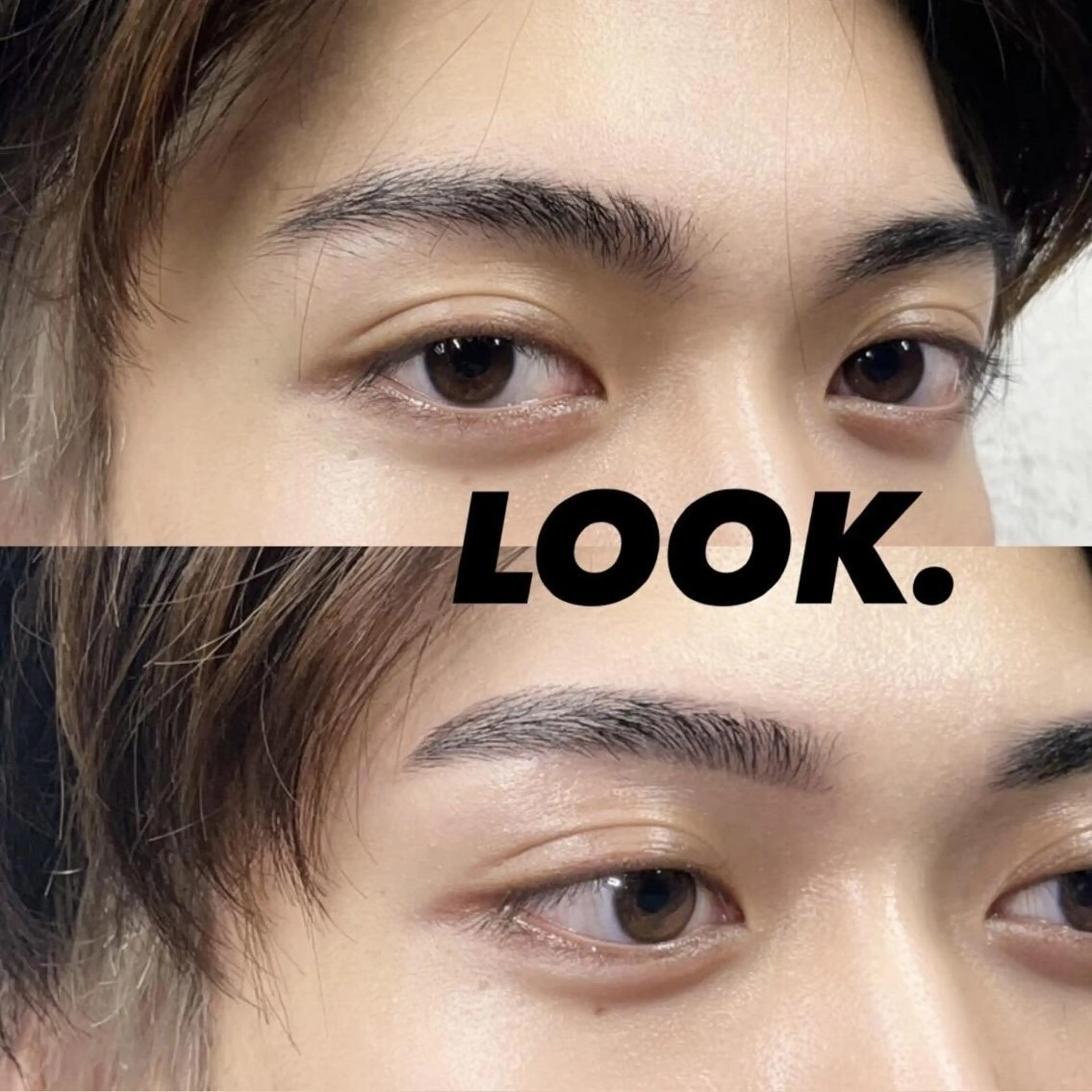 【MEN'S🔗】アイブロウWAX(眉Wax+骨格診断+間引き+カット込み)の写真