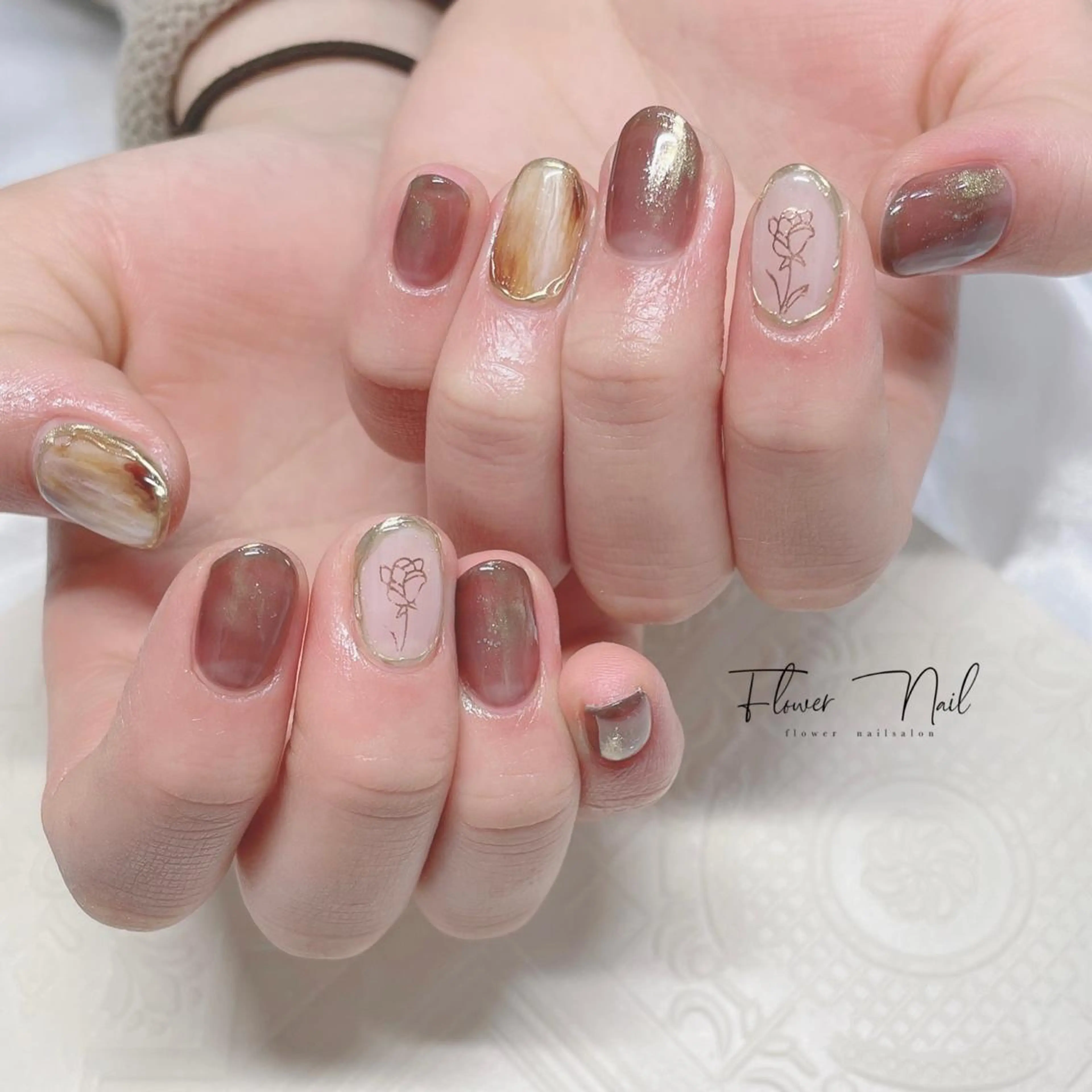 ネイル Flower nailのネイルデザイン
