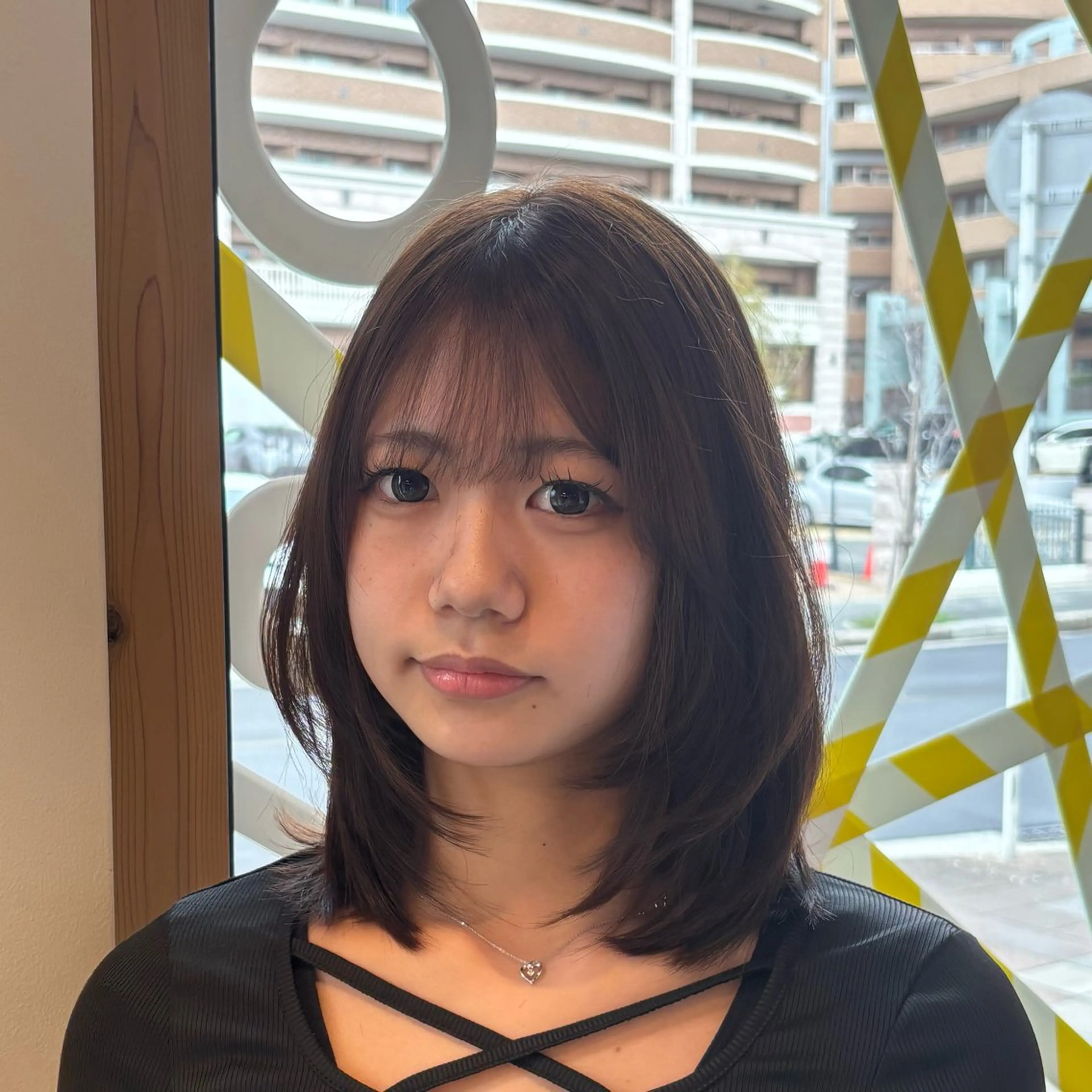 ミディアム 艶カラー🫧/韓国 レイヤー/愛珠🎀のヘアスタイル