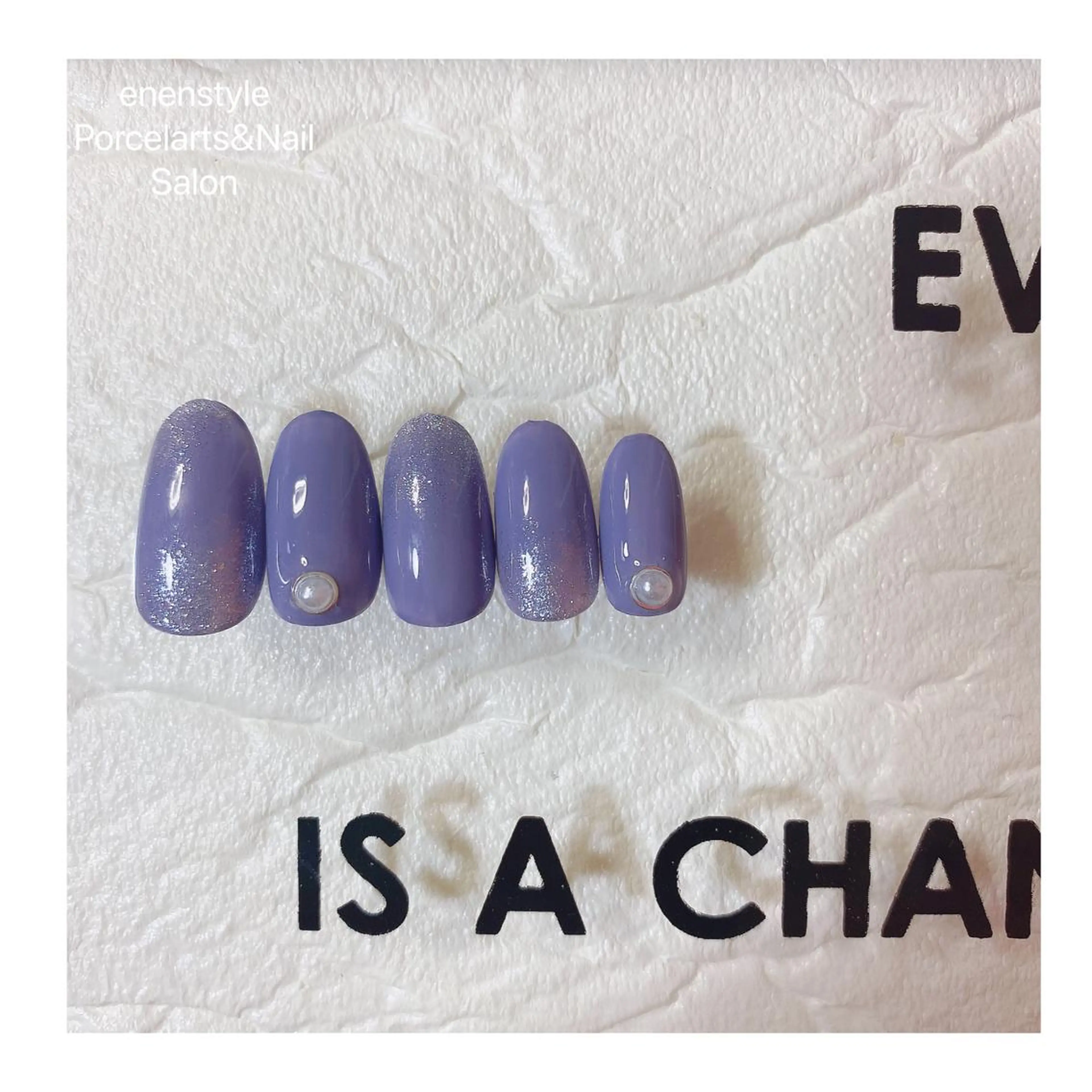 ミディアム ネイル ハンドネイル 👑enen style👑のネイルデザイン