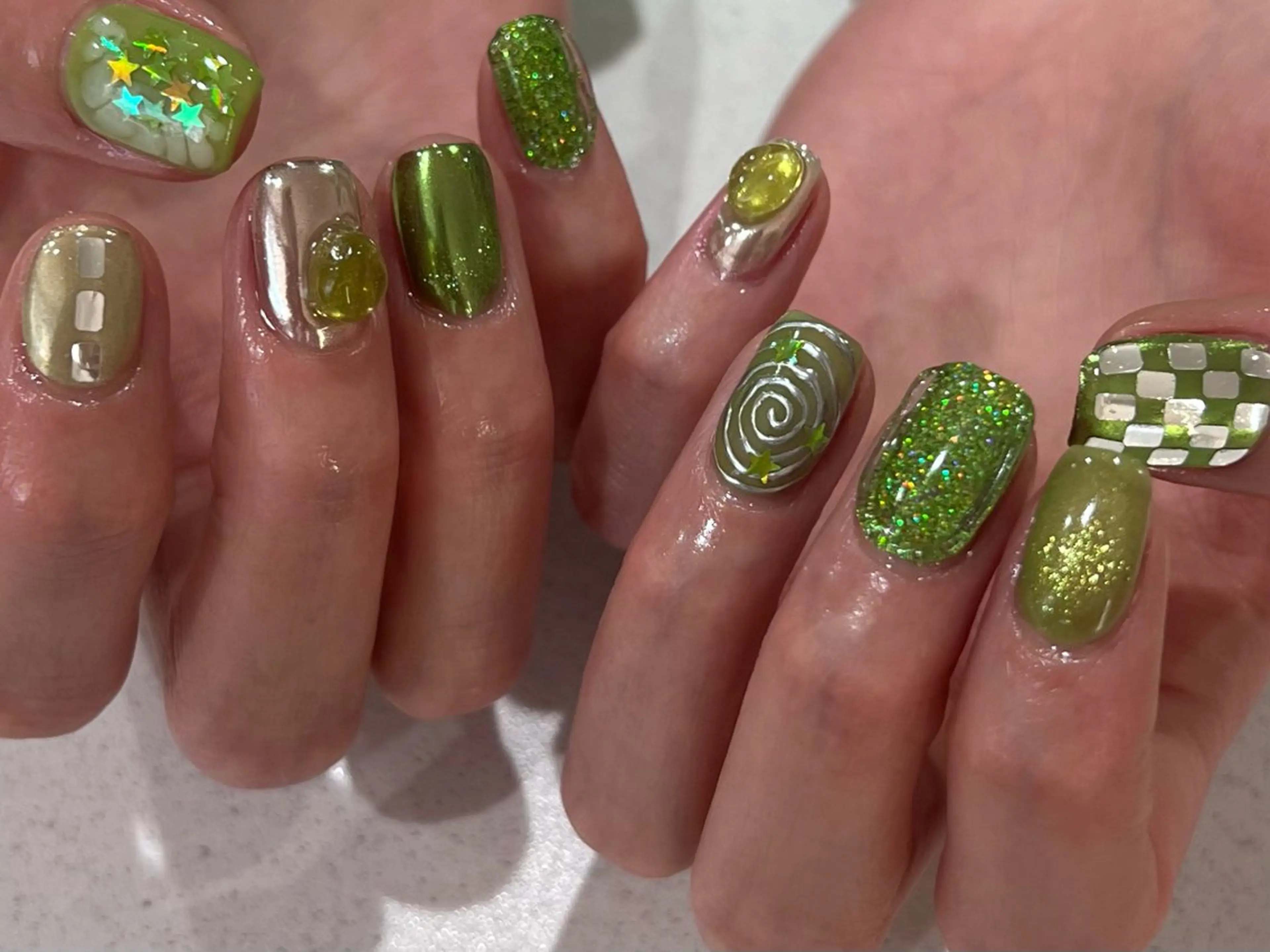 ネイル tsuki nail /三茶/韓国ネイルのネイルデザイン