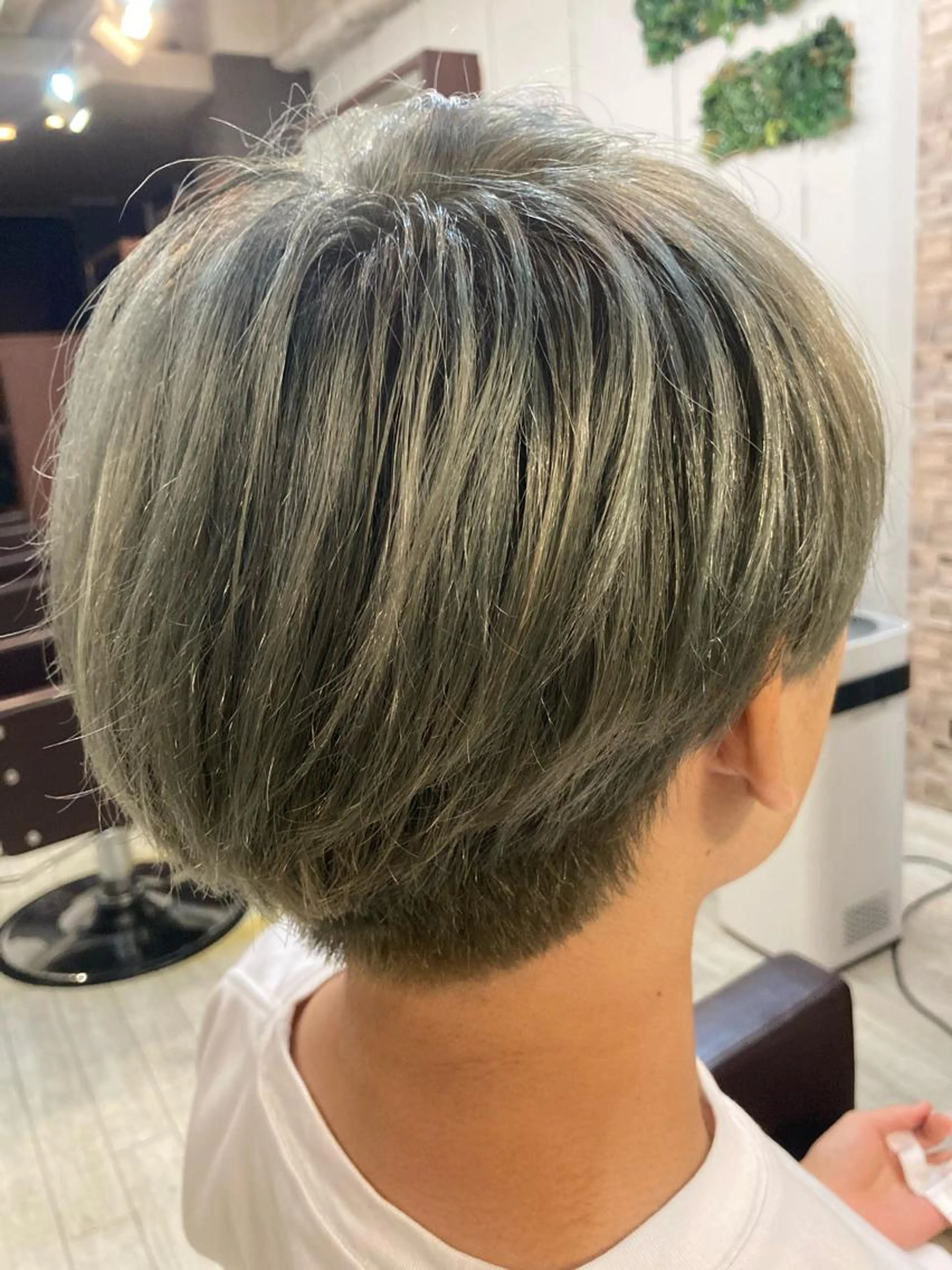 メンズ限定✂️カット+カラー+炭酸シャワーの写真