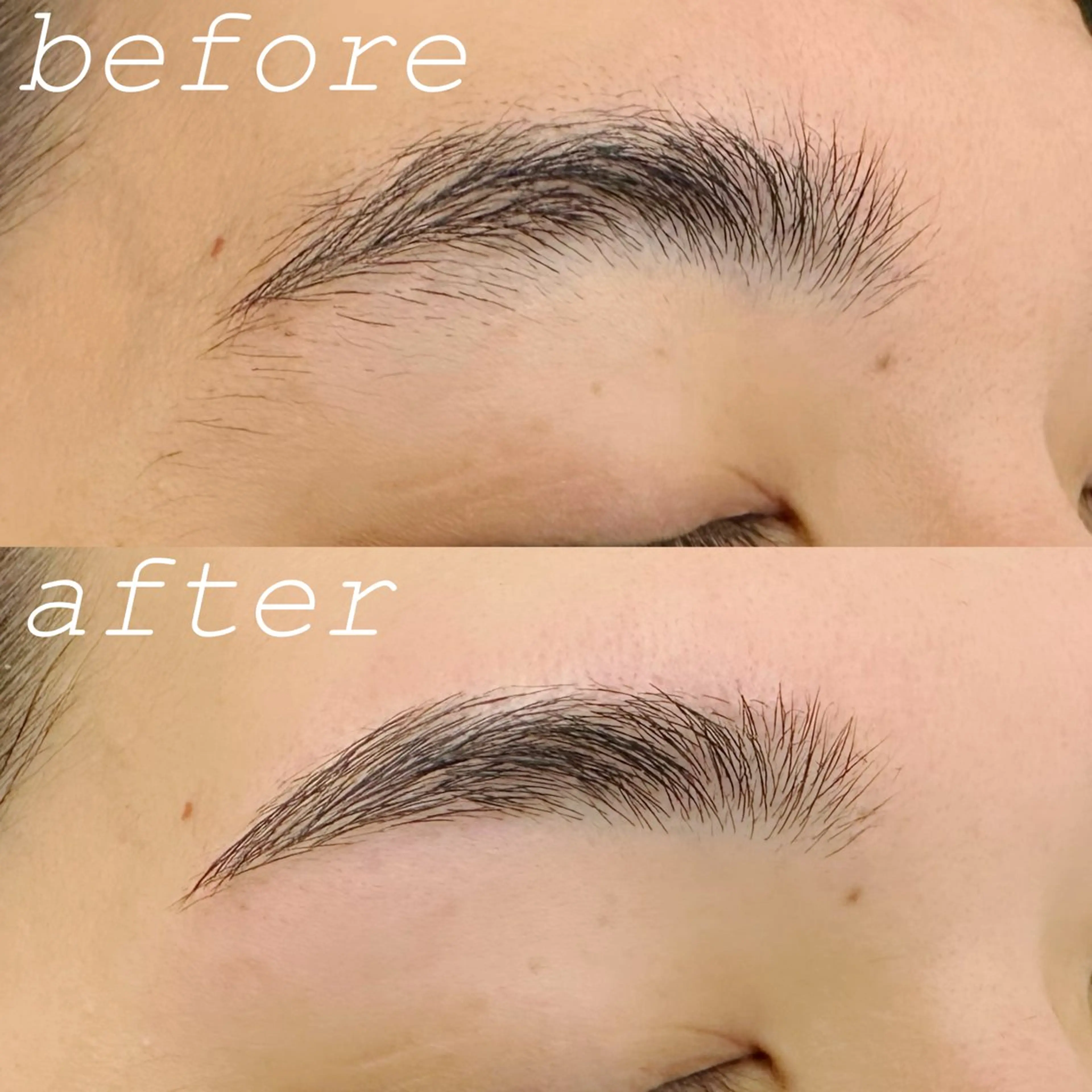 アイブロウ ワックス脱毛 hirata midoriのマツエク・マツパデザイン