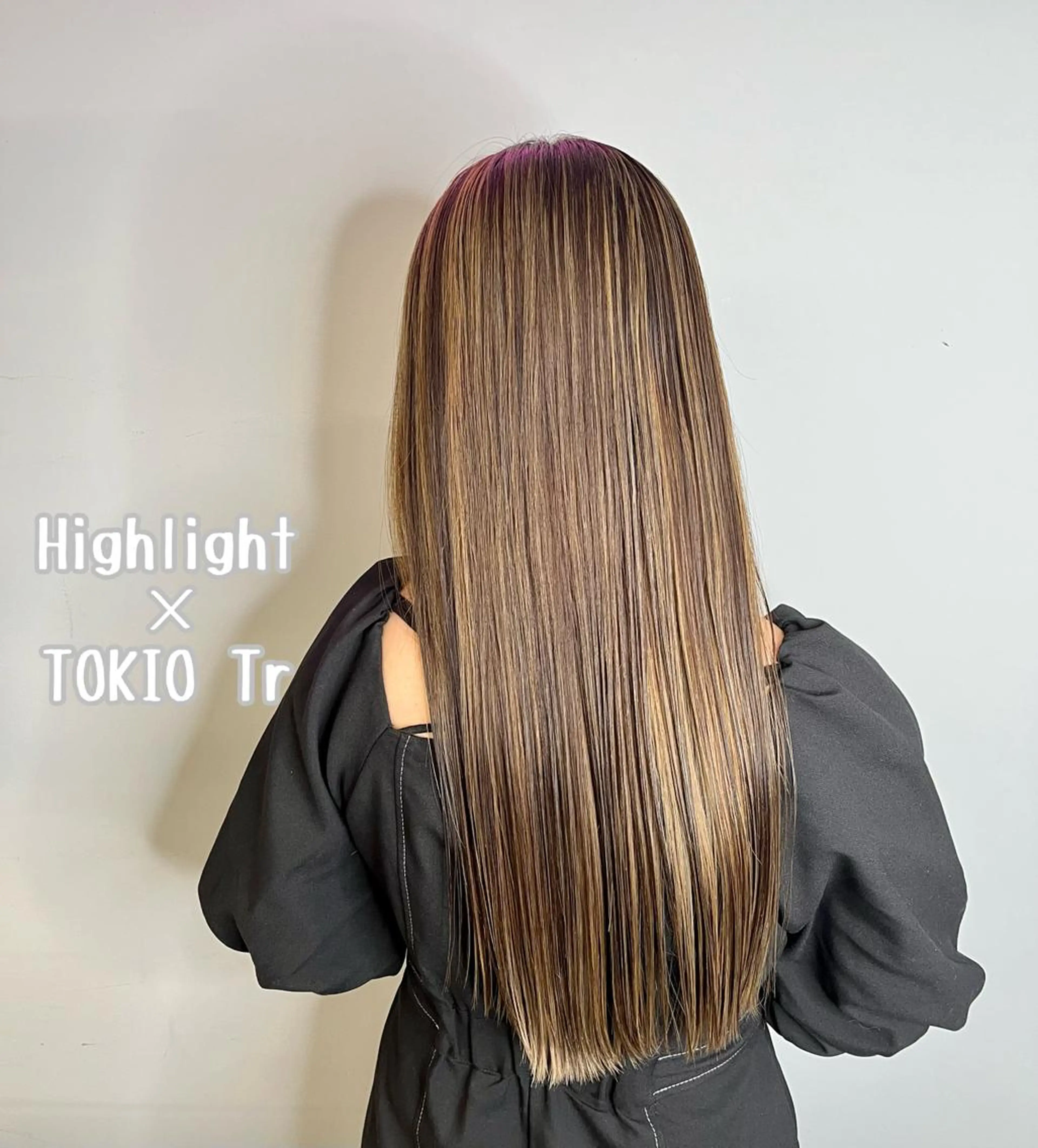 セミロング カラー ヘアアレンジ セミロングパーマ バレイヤージュ ブリーチ 透明感カラー ダブルカラー 二ヶ月綺麗なデザイン カット/星野六三四のヘアスタイル