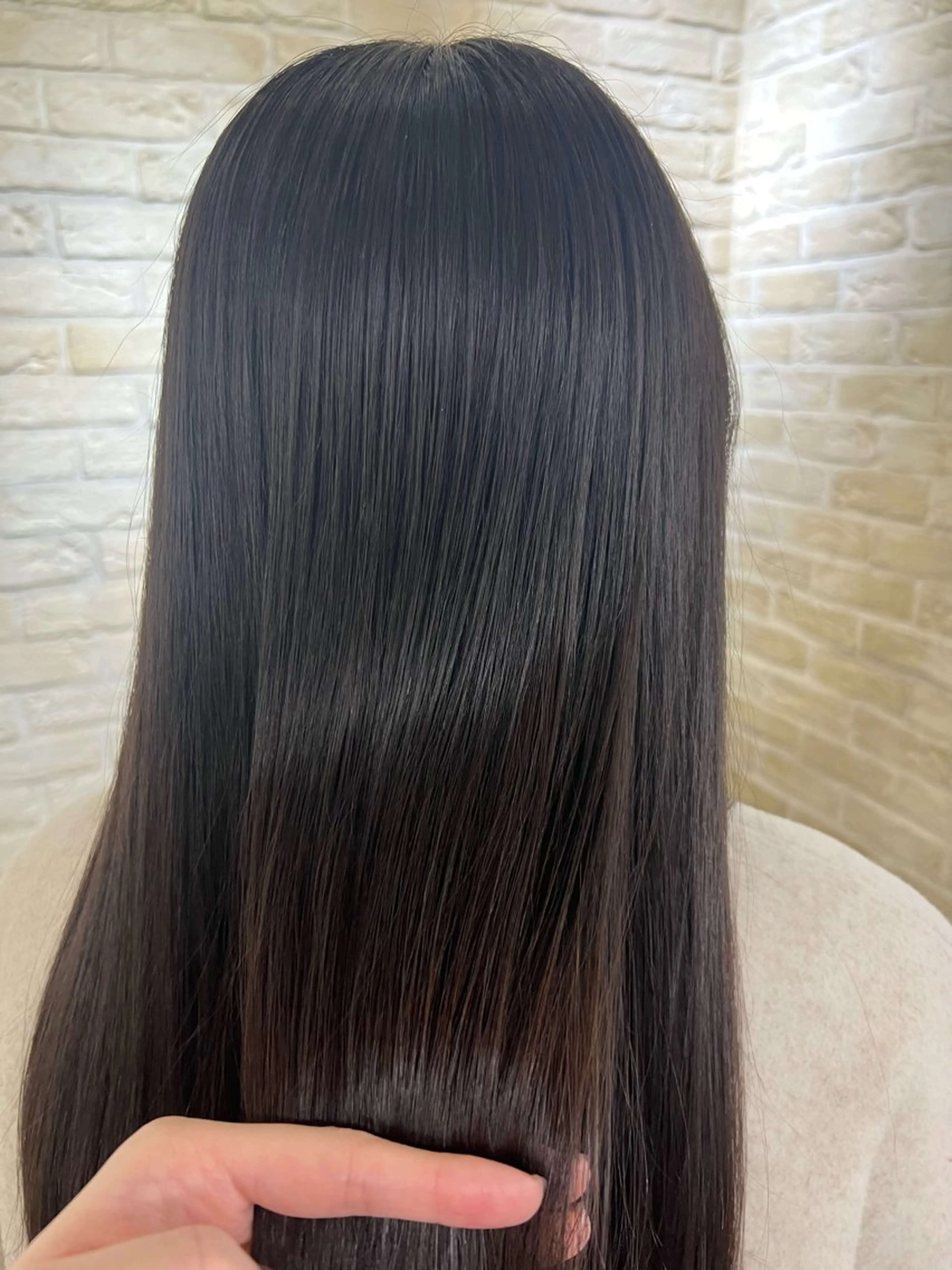 ロング 美髪矯正/艶髪 CLUTCH田中海琴のヘアスタイル