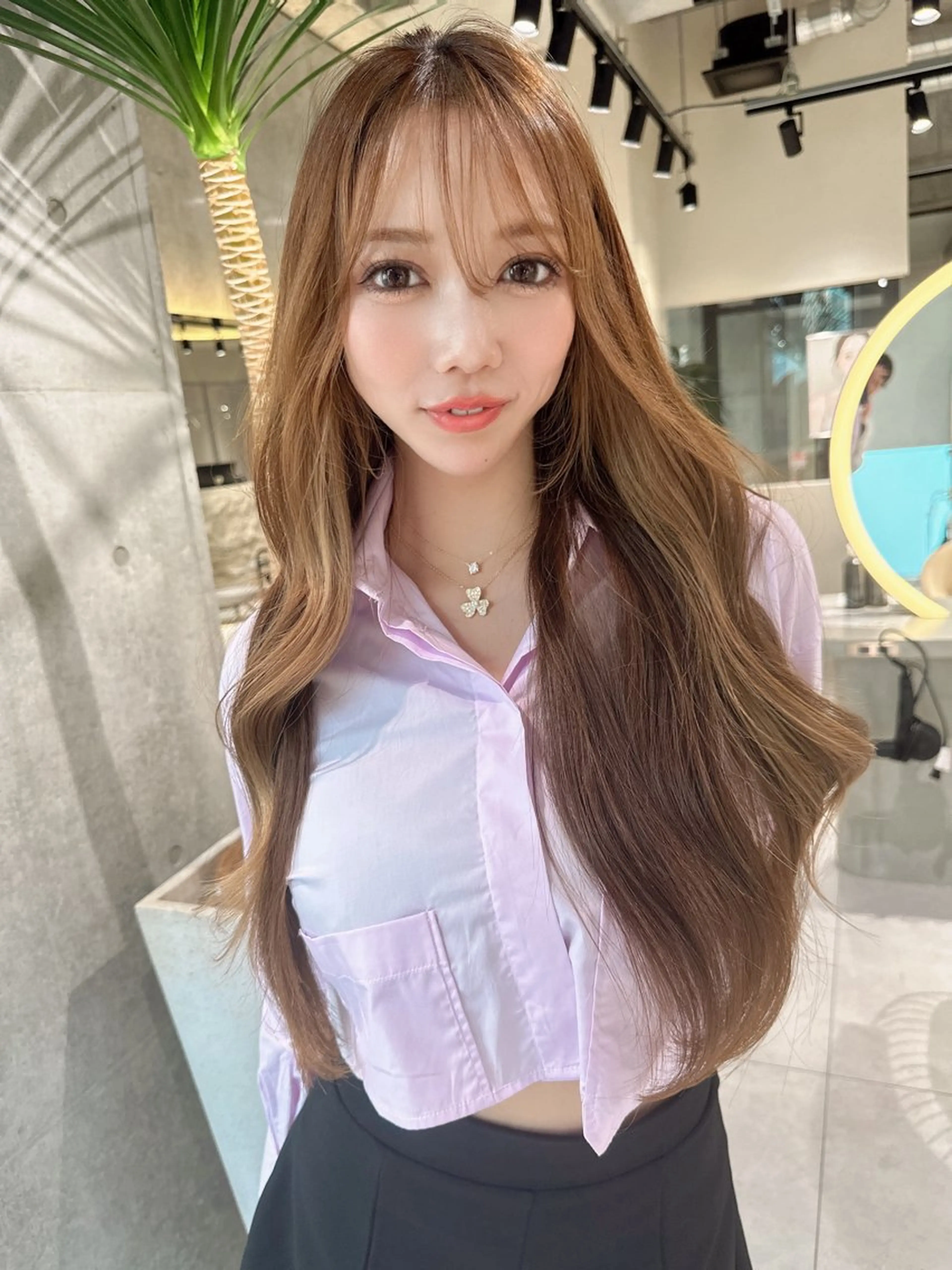 ロング カラー ヘアアレンジ 《髪質改善✖️オリー ブ🧸》小嶋拓也のヘアスタイル