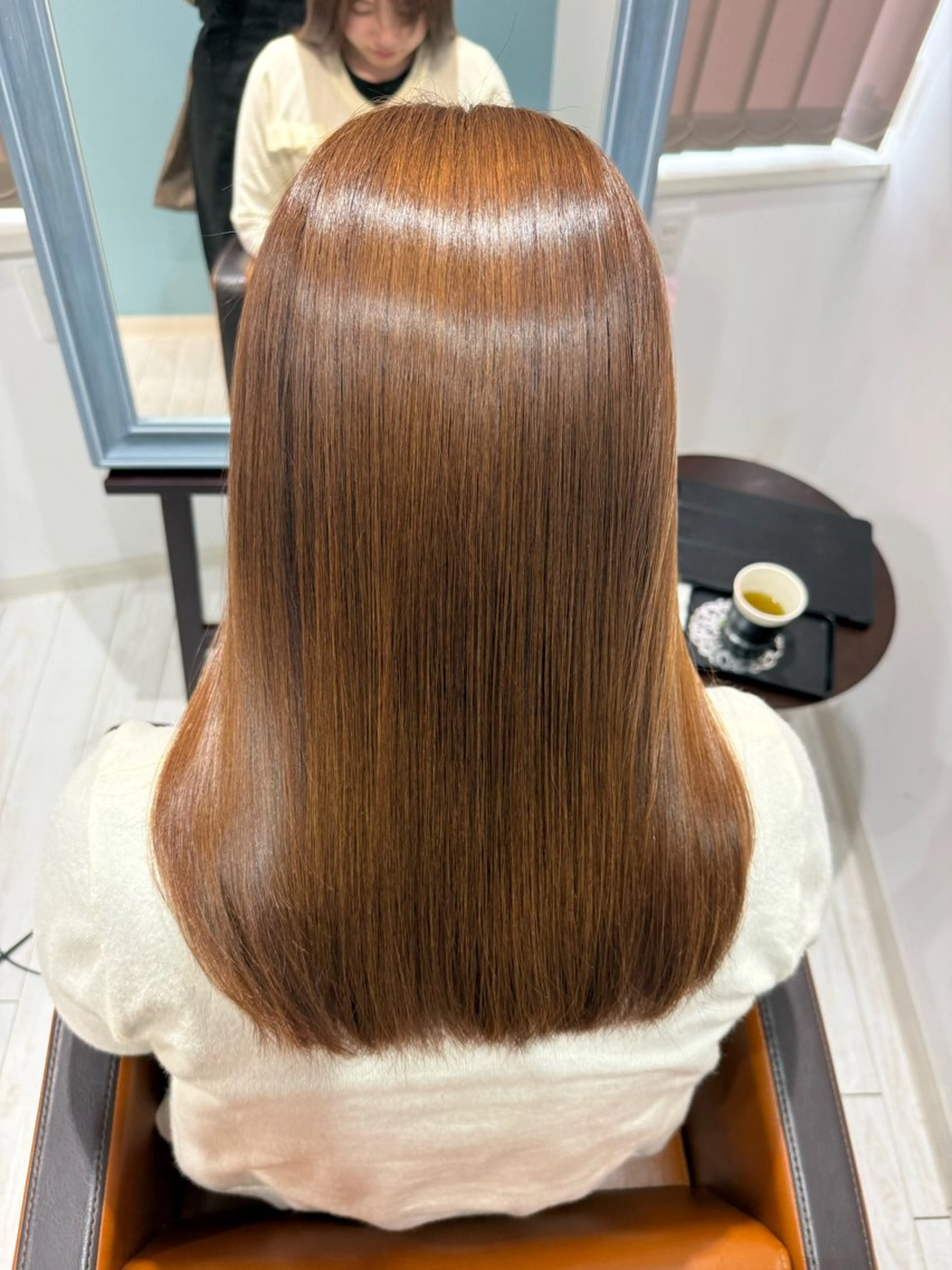 セミロング カット トリートメント 🍊髪質改善🍊縮毛 矯正🍊濱野紗奈🍊のヘアスタイル