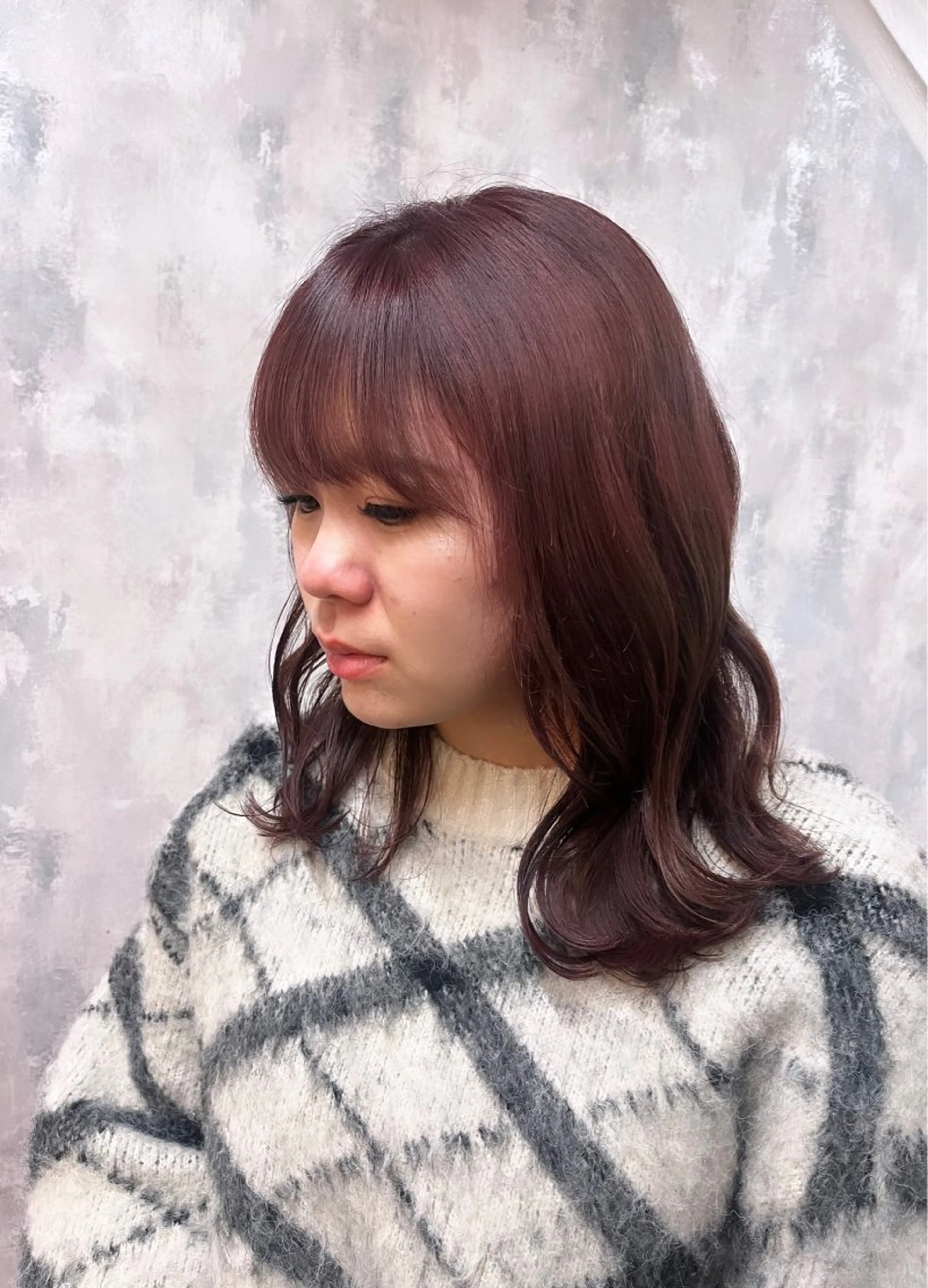 ミディアム カラー ヘアカラー 韓国系/ダブルカラー /トグチリンカのヘアスタイル