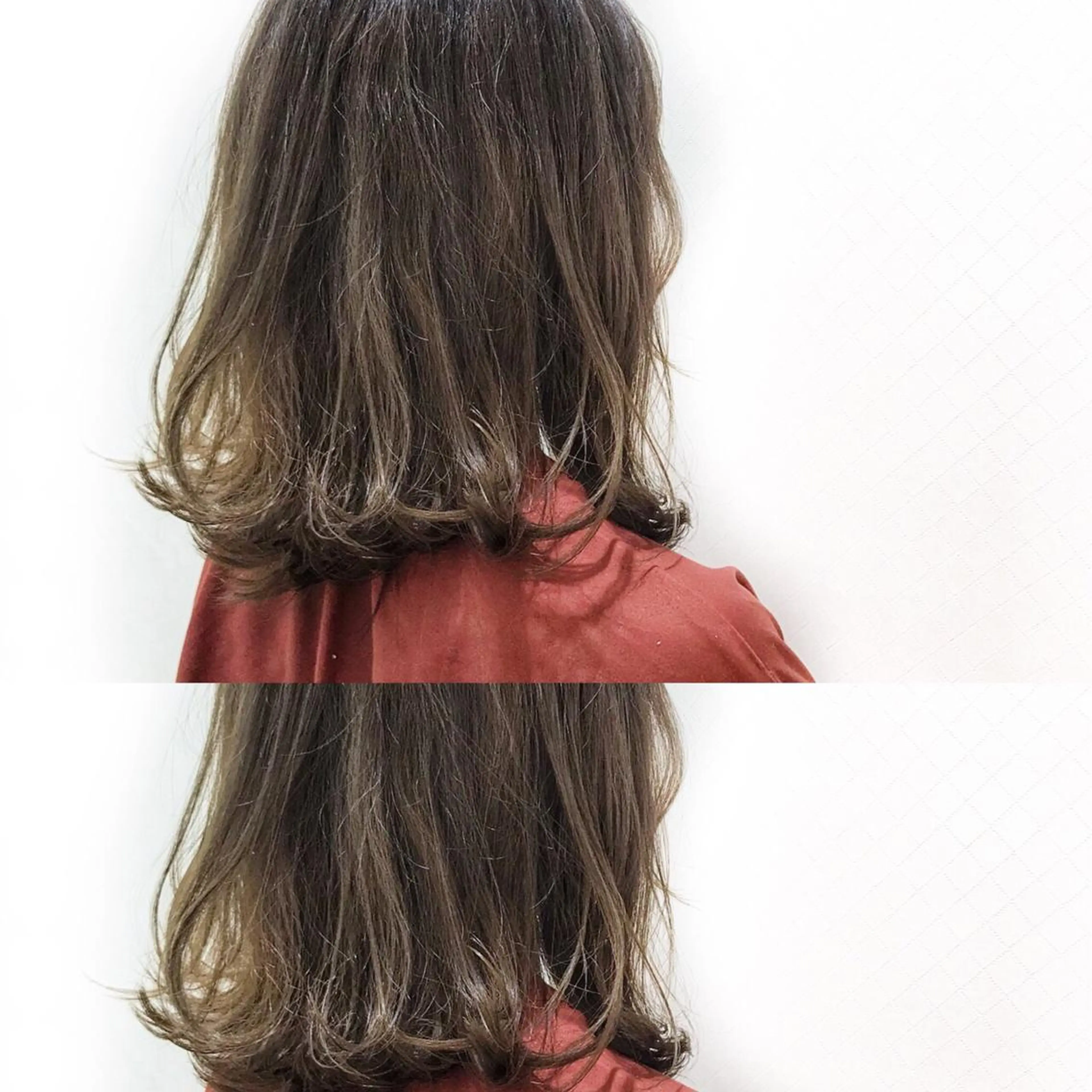 ミディアム カラー パーマ カット ヘアカラー トリートメント エリア人気No.1 美容室Ash西船橋のヘアスタイル