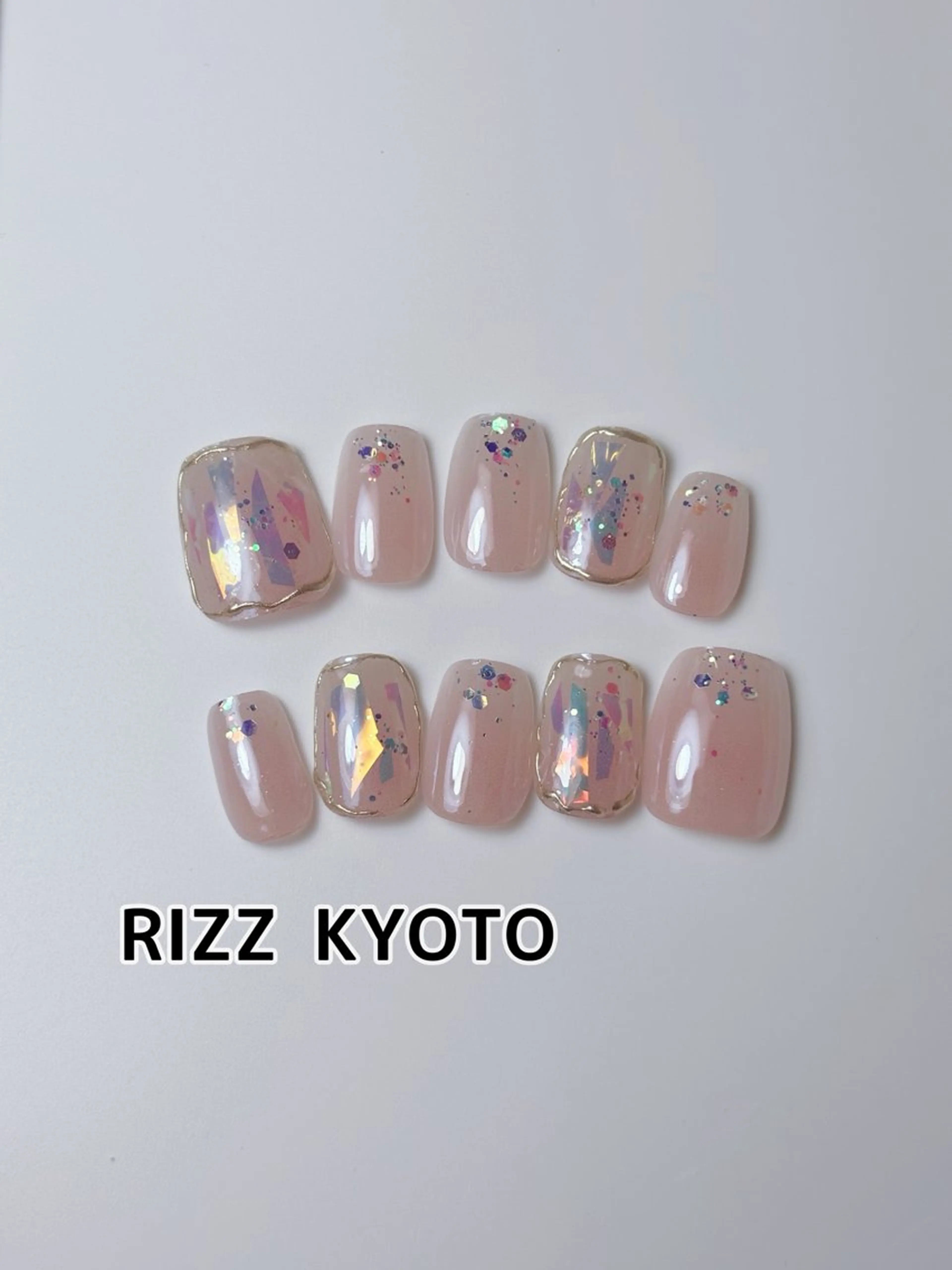 ネイル ネイルチップ ハンドネイル RIZZ KYOTO ゆうのネイルデザイン