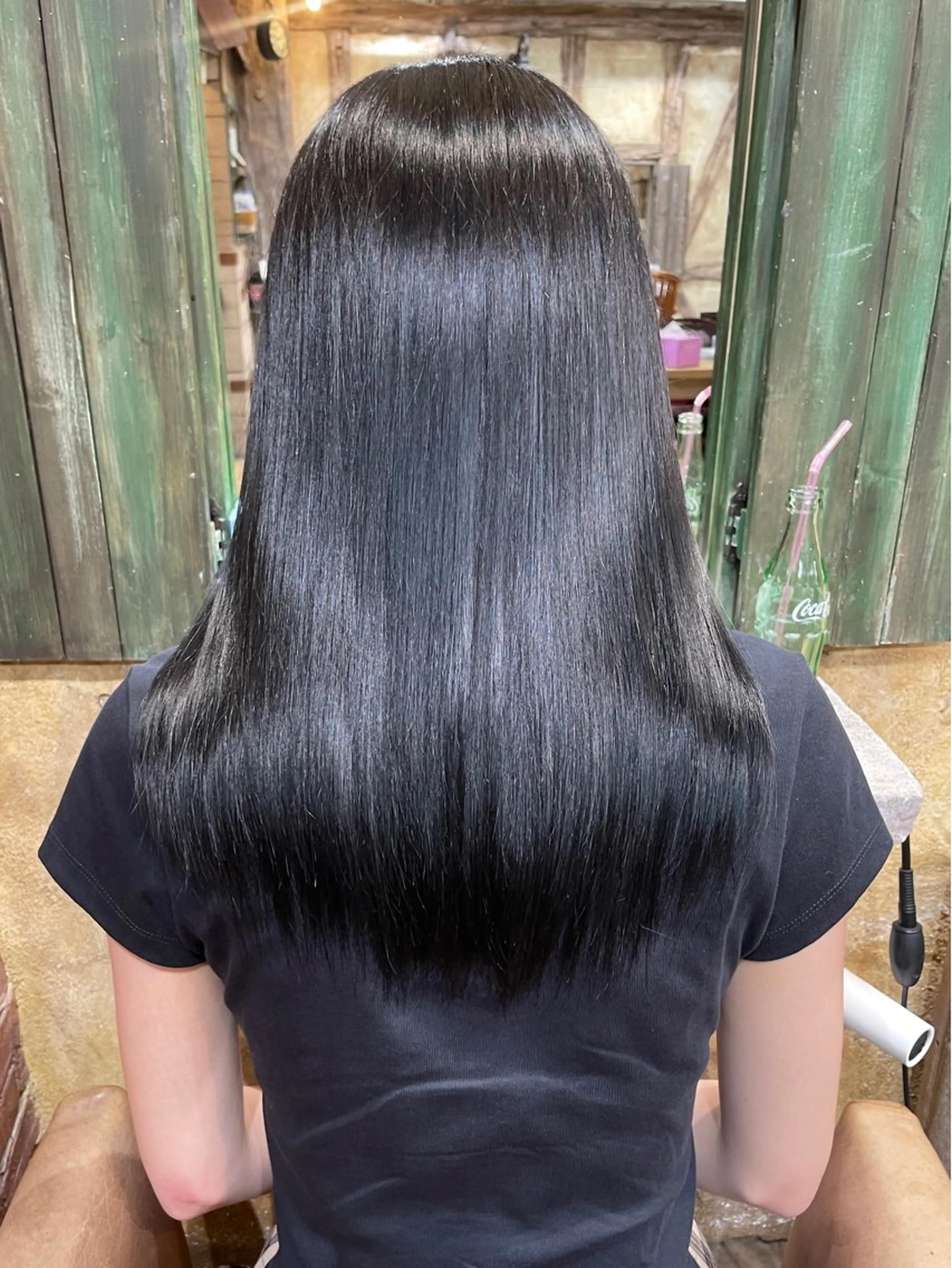 セミロング カラー 髪質改善 トリートメント ヘアカラー トリートメント ズミ/レイヤー🦖艶 カラー/Wカラーのヘアスタイル