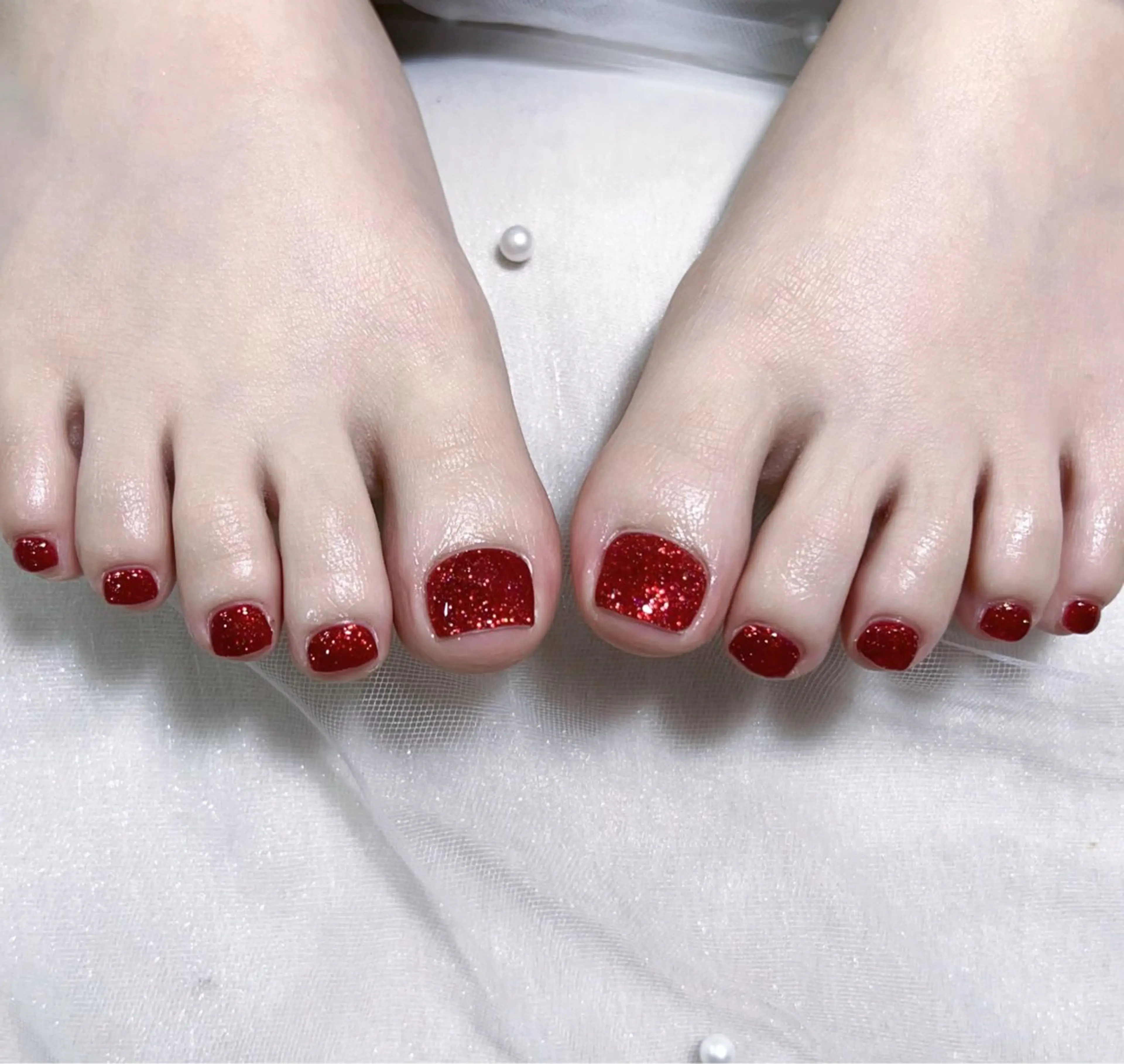 ネイル フットネイル ワンカラーネイル フットネイル NAILサロン 木にいるのネイルデザイン