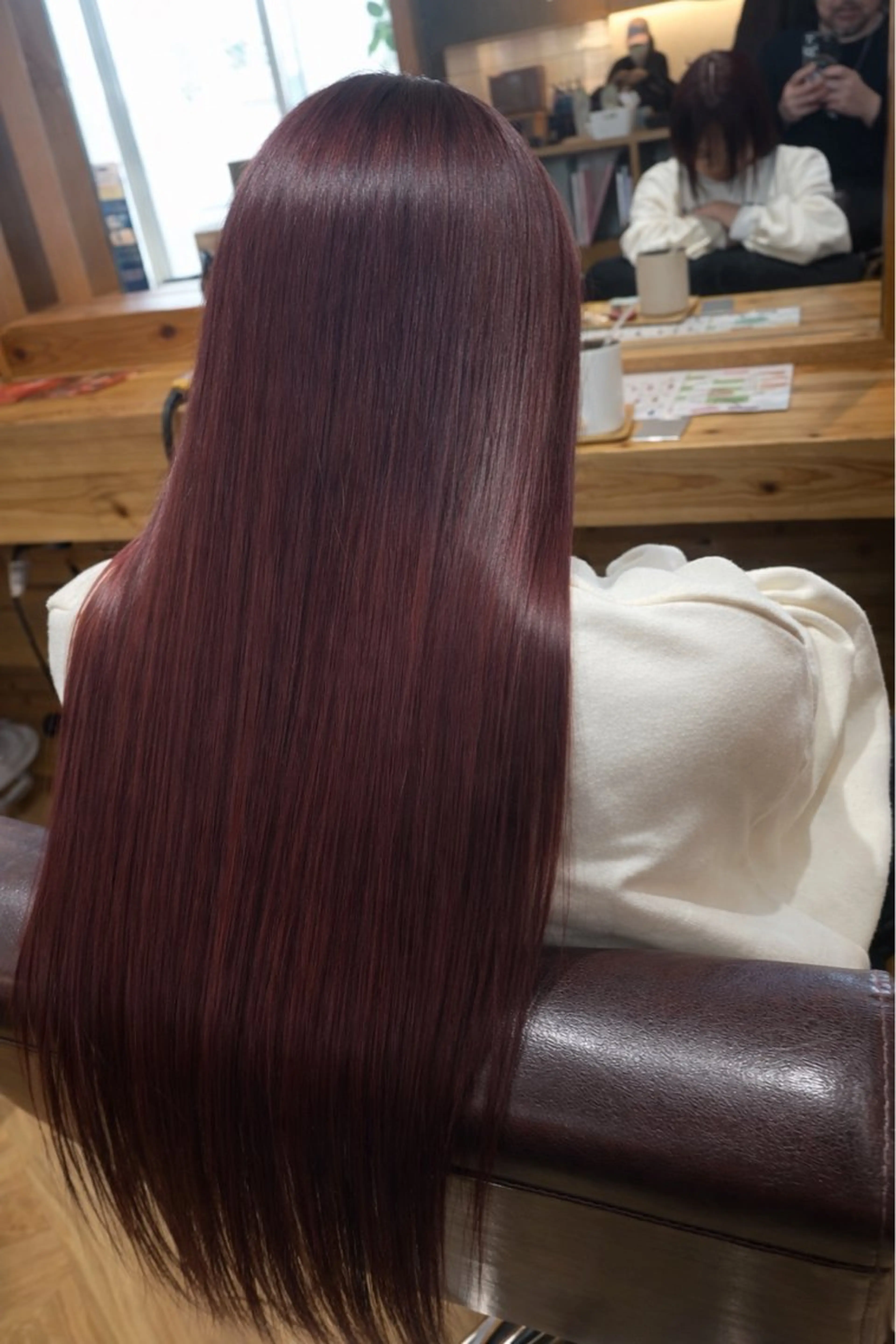 ロング カット 縮毛矯正 トリートメント Tsuyoshi /髪質改善ストレートのヘアスタイル