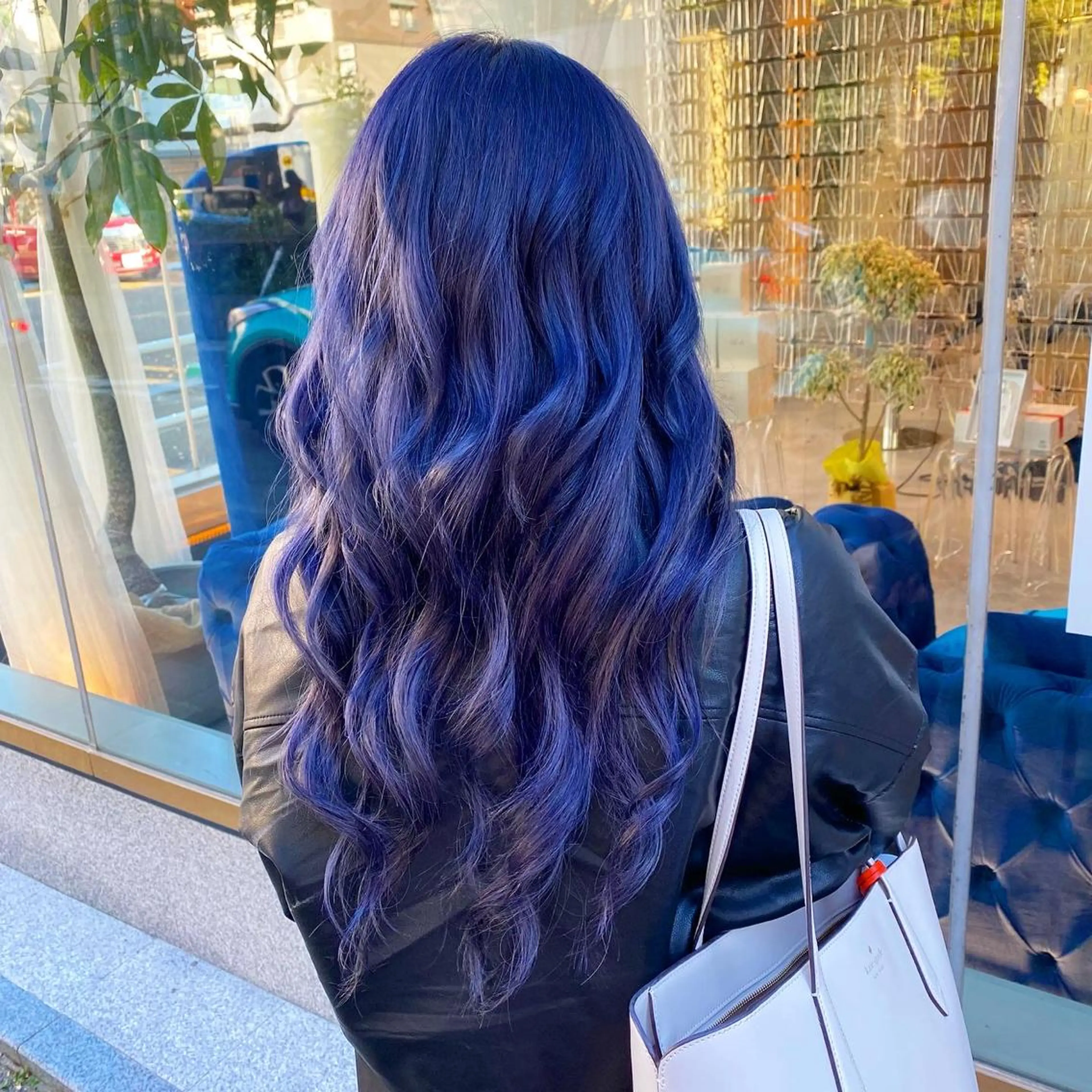 ロング カラー ブリーチ ブルーカラー ブルーラベンダー ダブルカラー ラベンダーカラー 髪質改善/美髪矯正/ ハイトーン Kuroのヘアスタイル