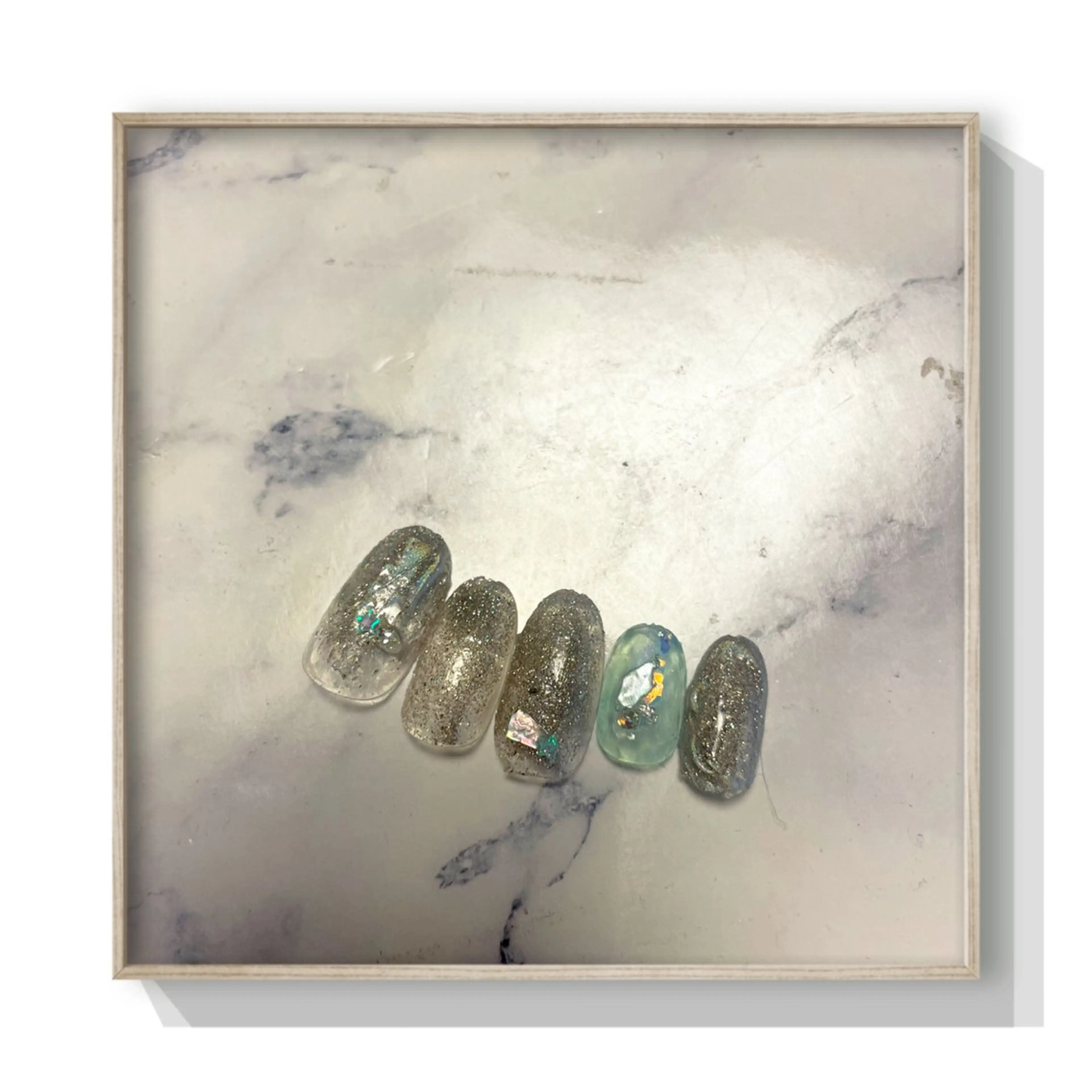 ネイル フラッシュネイル ジェルネイル ミラーネイル NAIL★M 真紀のネイルデザイン