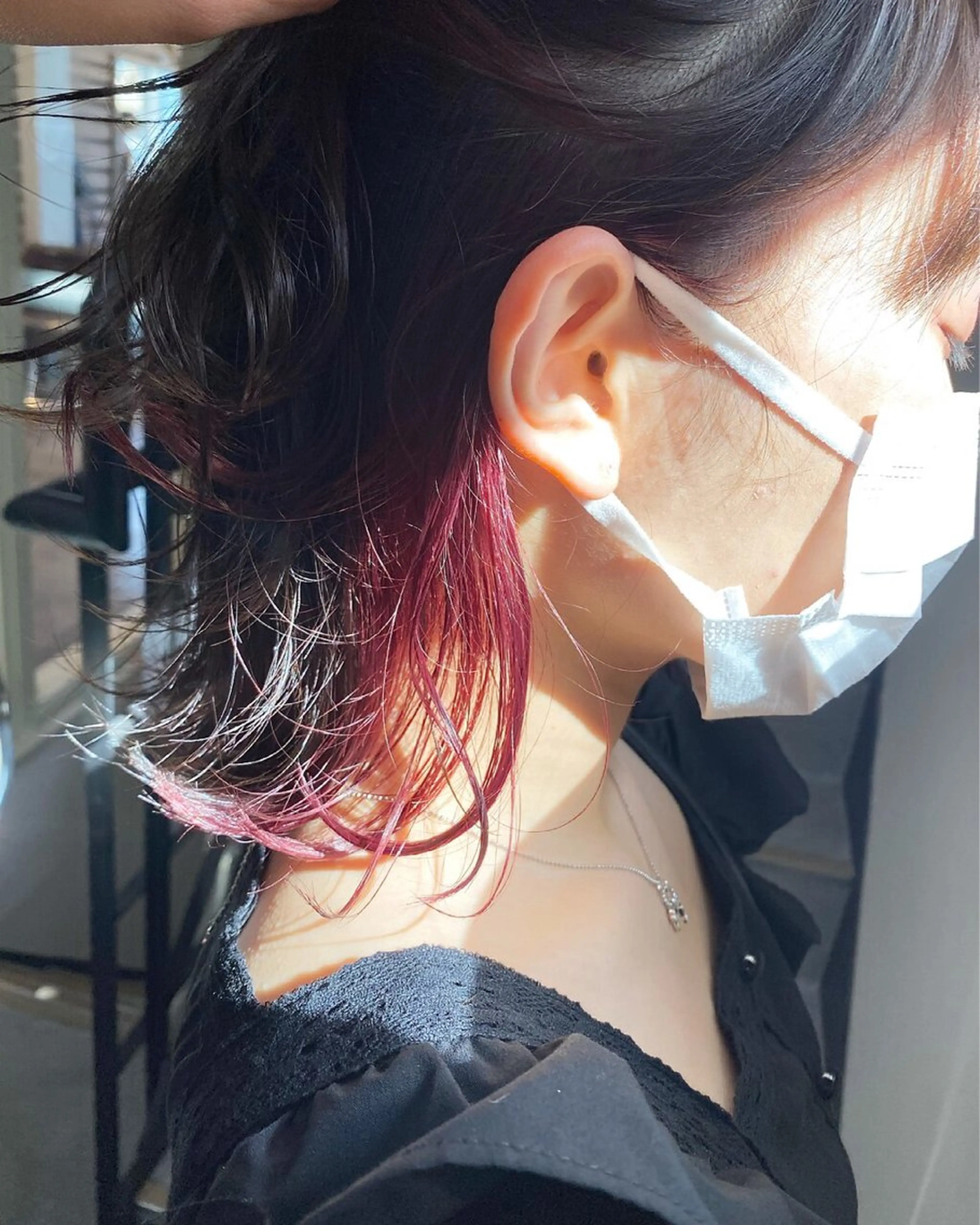 ミディアム loup yunaのヘアスタイル