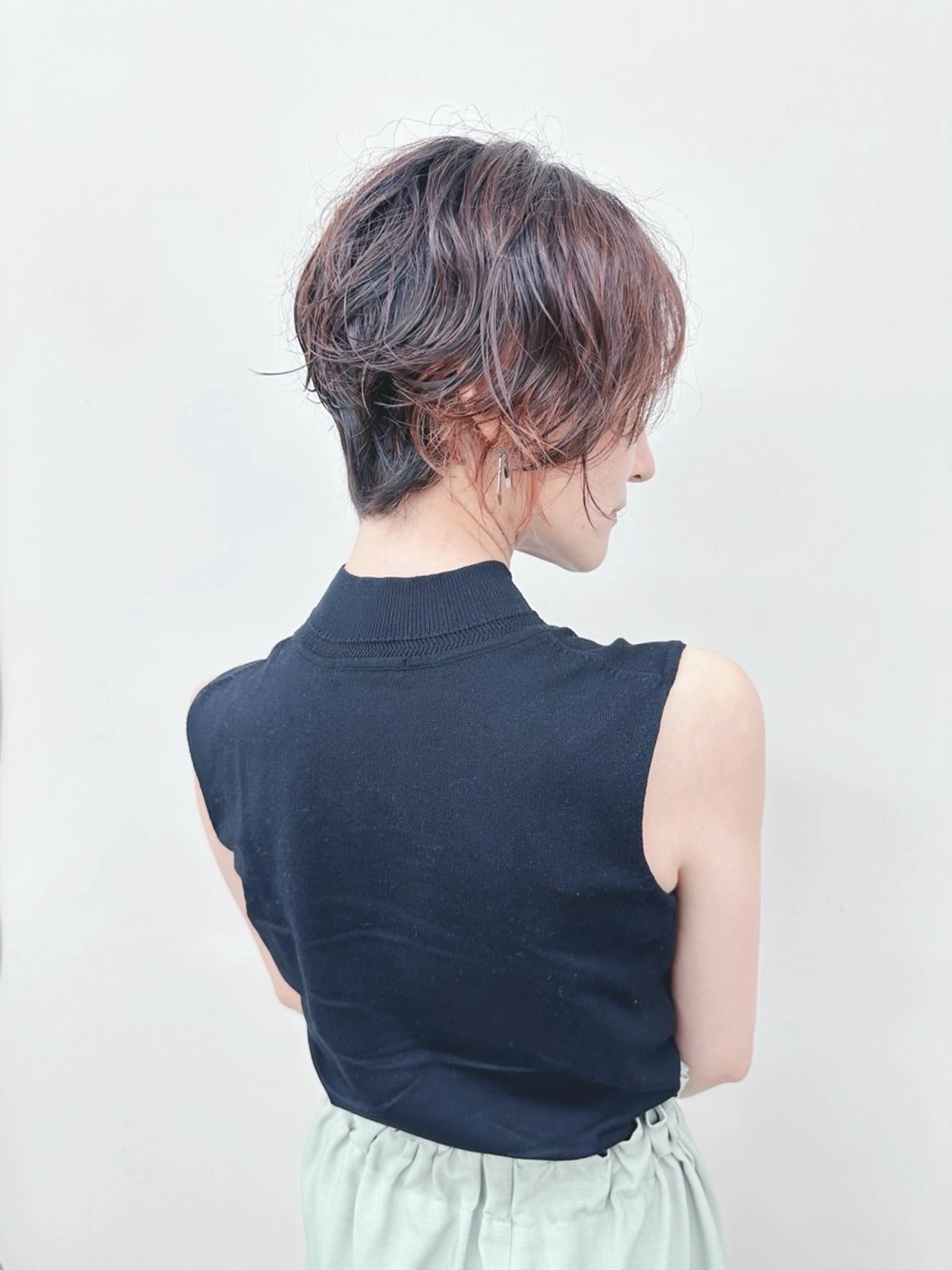 ショート パーマ カット パーマ ボブ/ゆるふわ ボブパーマ/とういのヘアスタイル