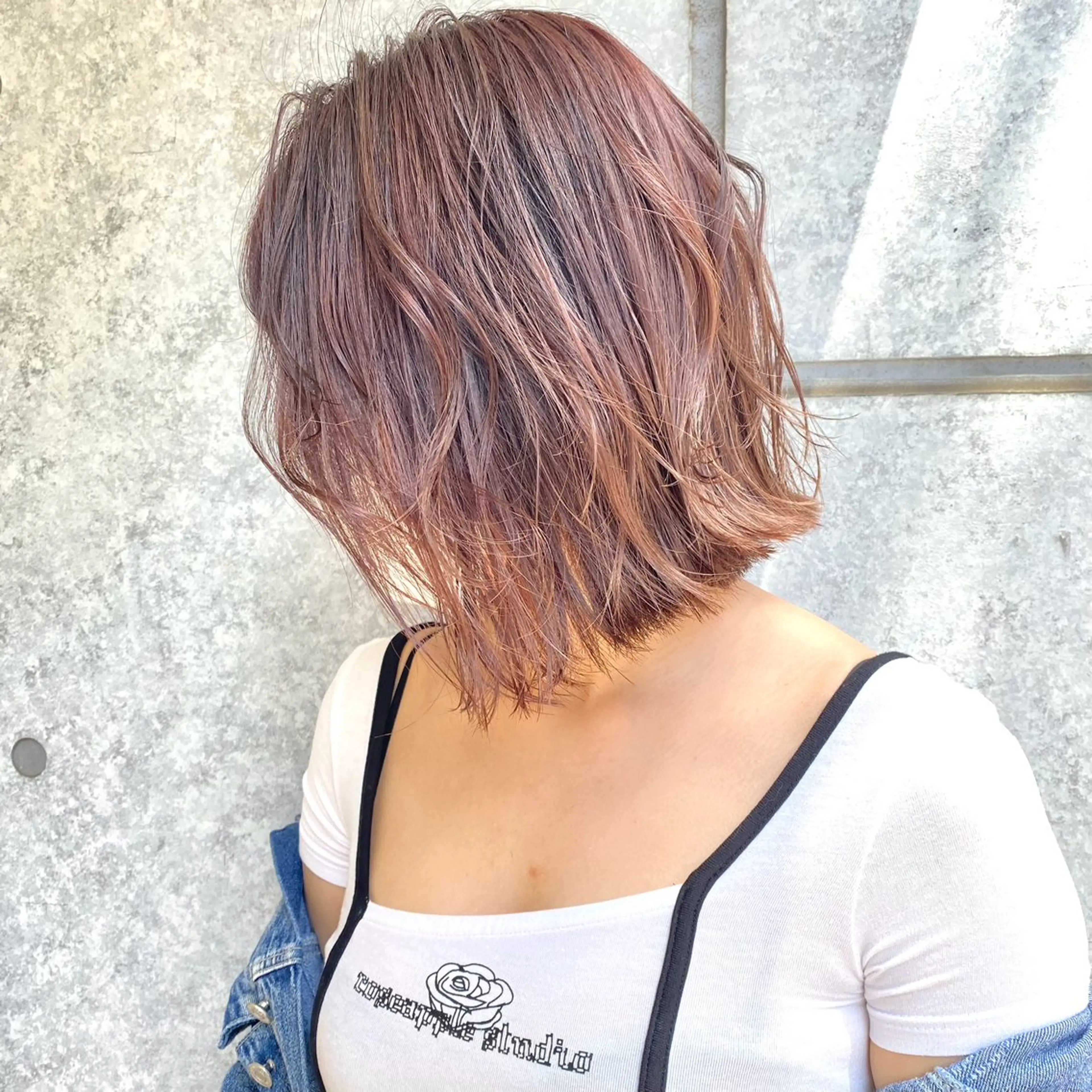 ショート カラー カット ヘアカラー トリートメント MiU所属・癖毛救済✂️ボブ /髪質改善ストレートのヘアスタイル
