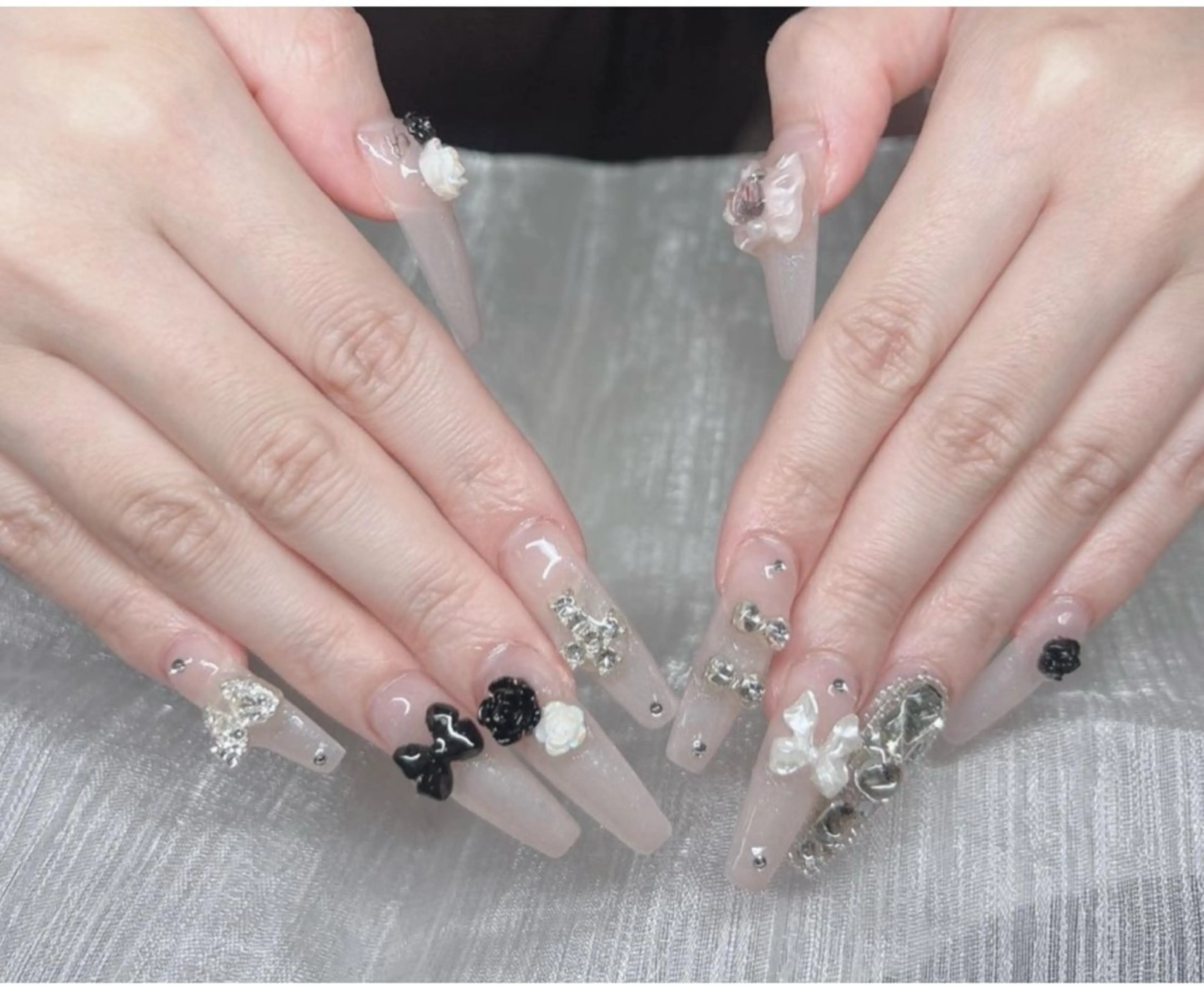 【ハンド長さ出し10本＋ワンカラーストーン付き（330円迄）し放題】の写真