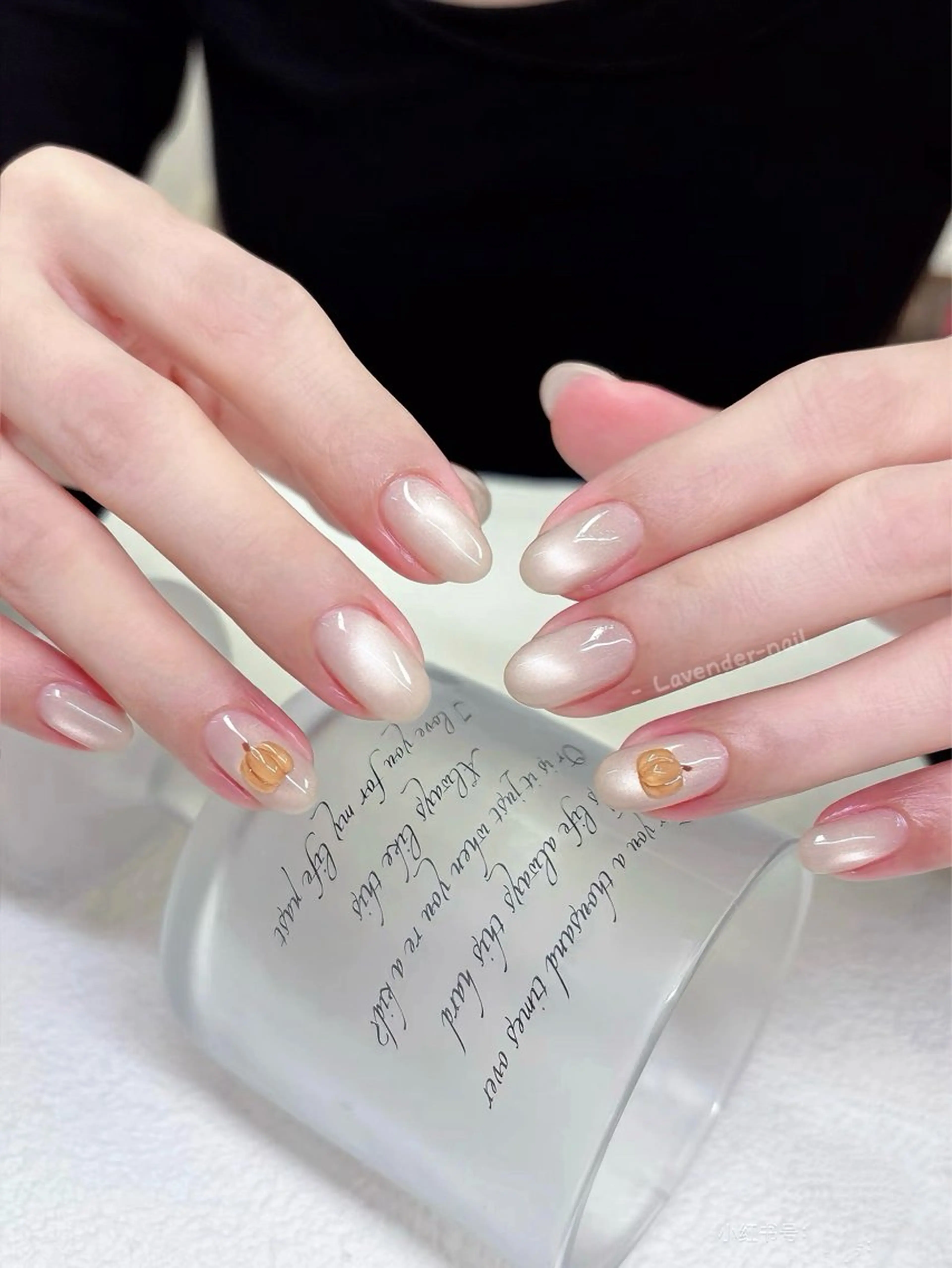 ネイル ハンドネイル Lavender nail·北18条のネイルデザイン