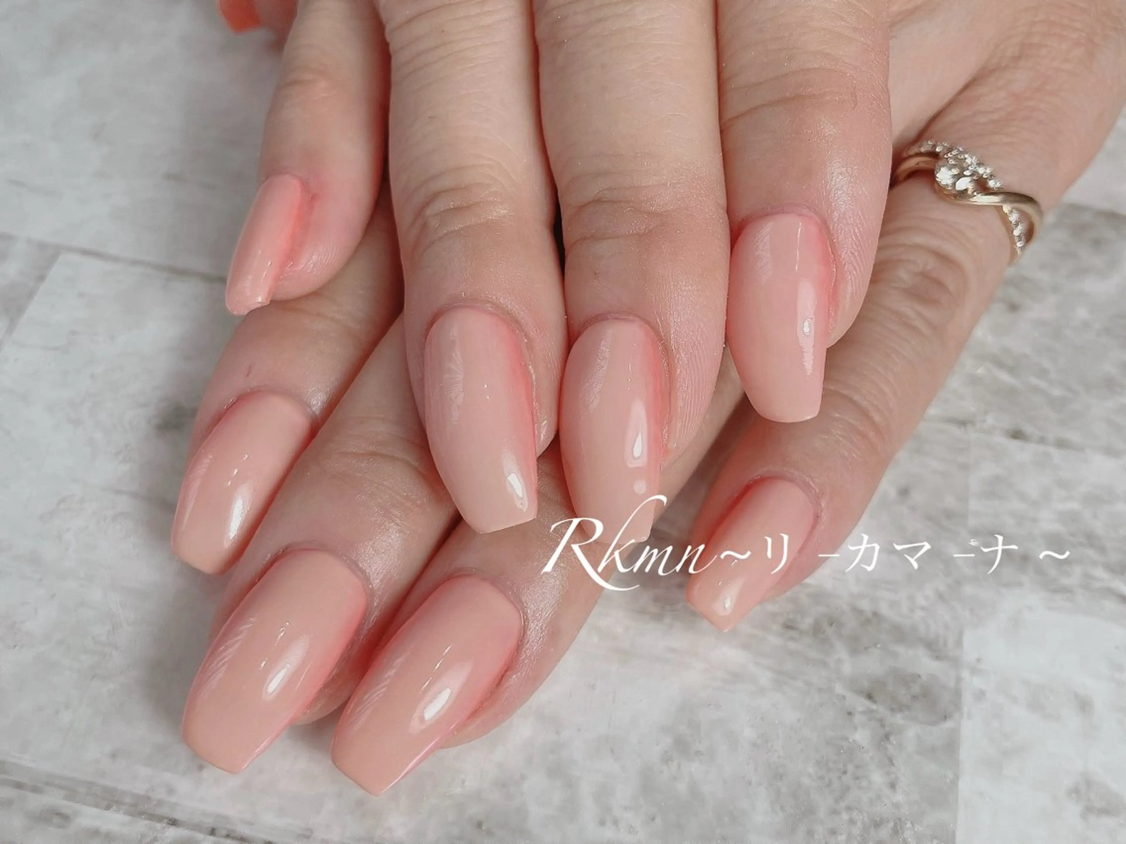 ネイル アートネイル グラデーション 春ネイル ハンドネイル フットネイル ハンドケア Rkmn ~リ-カマ-ナ~のネイルデザイン